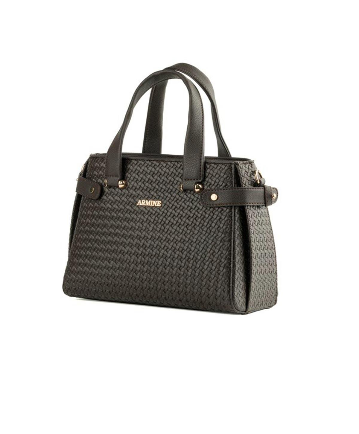 Armine 172 Bayan Çanta Kahverengi Örgü