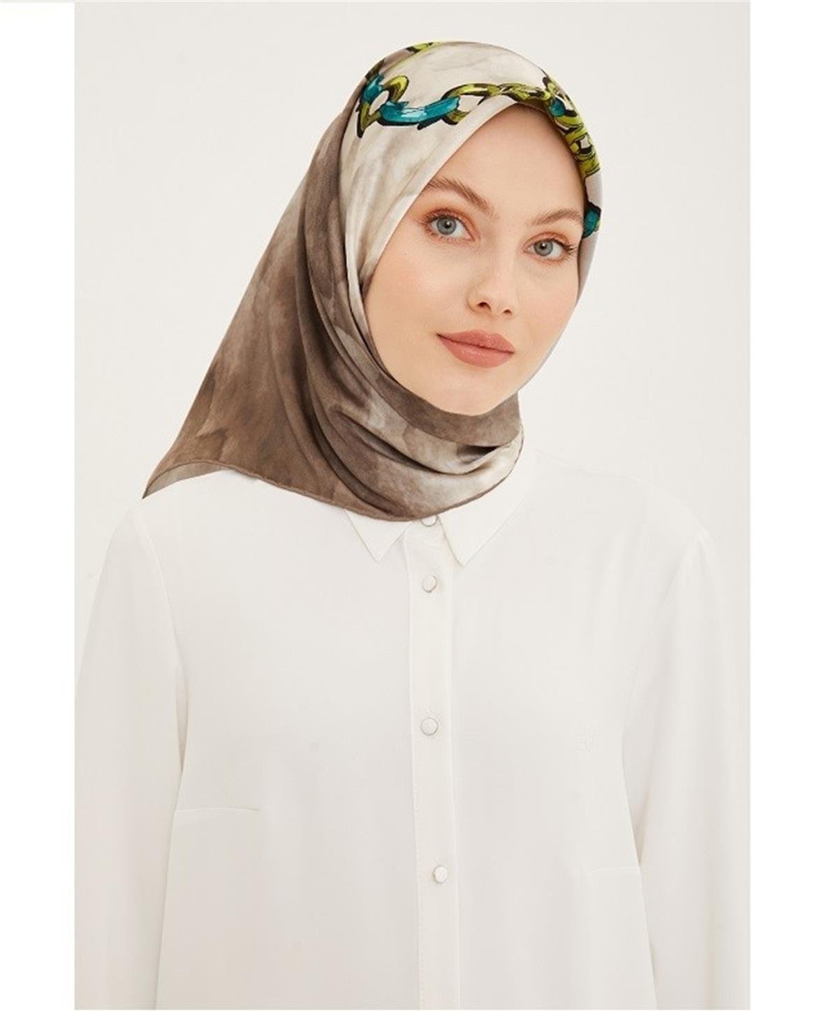 Armine 2023 İlkbahar Yaz Sura İpek Eşarp 23YA8920 50