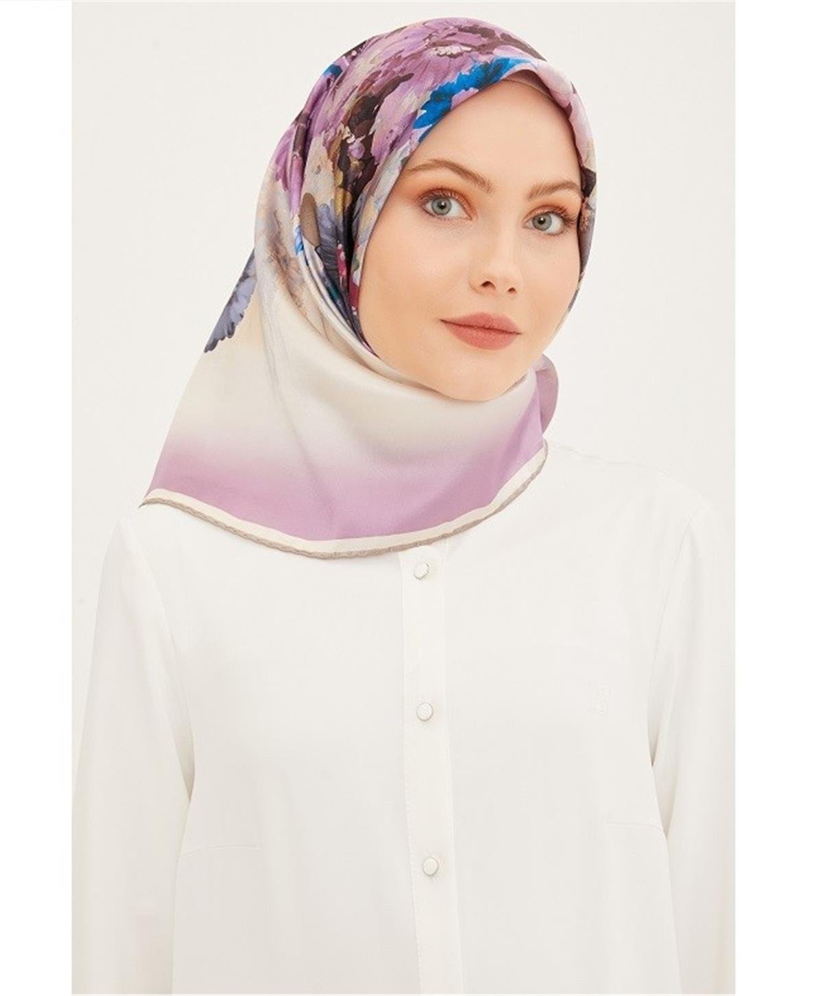 Armine 2023 İlkbahar Yaz Sura İpek Eşarp 23YA8949 7