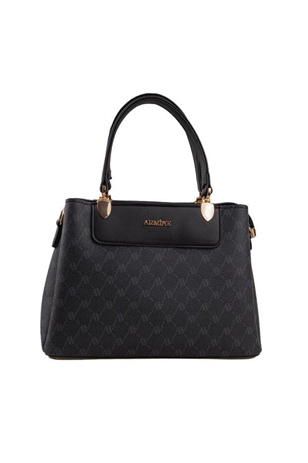 Armine 206 Bayan Çanta Siyah Noktalı