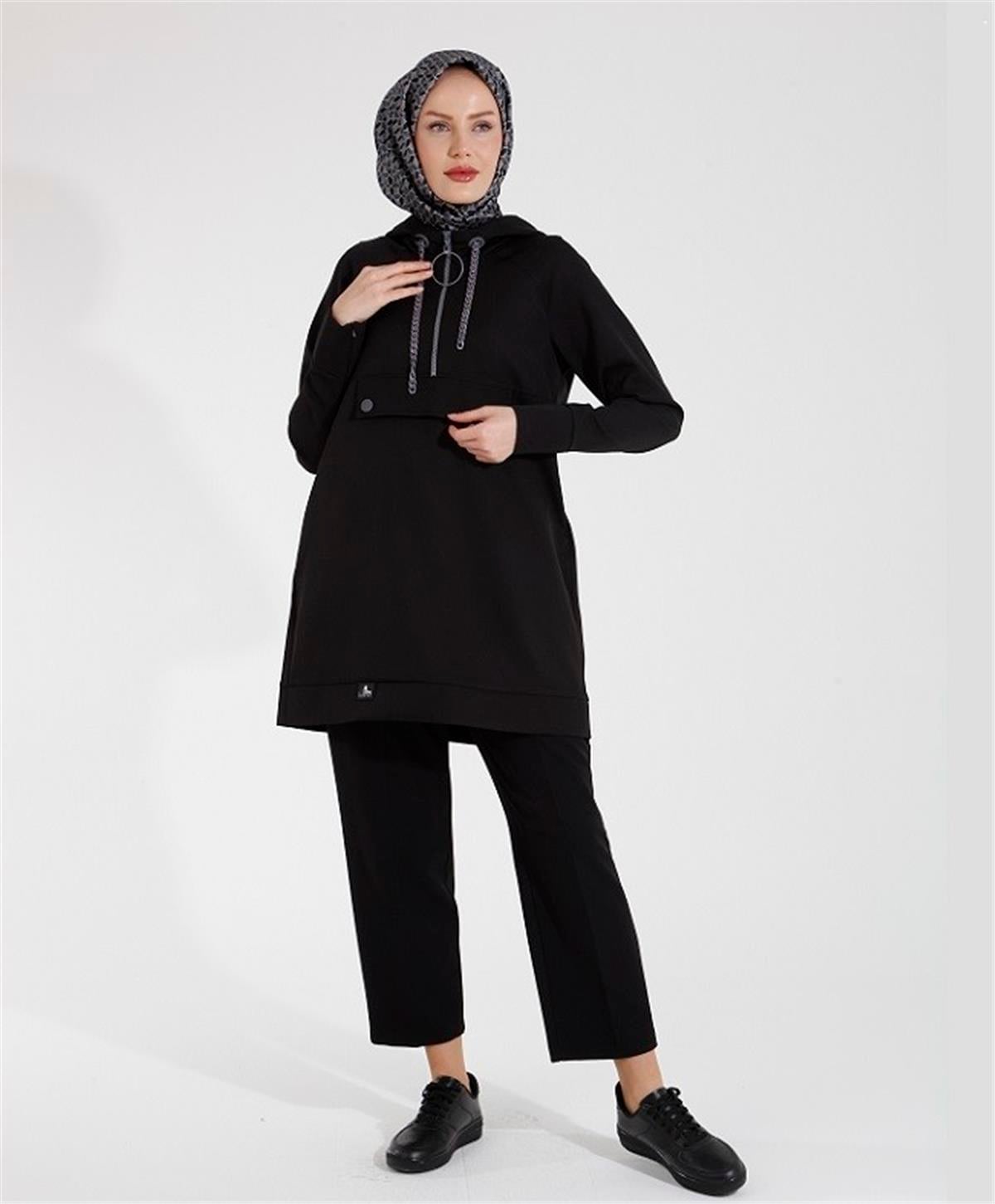 Armine 22KT436 Trend Tunik Siyah