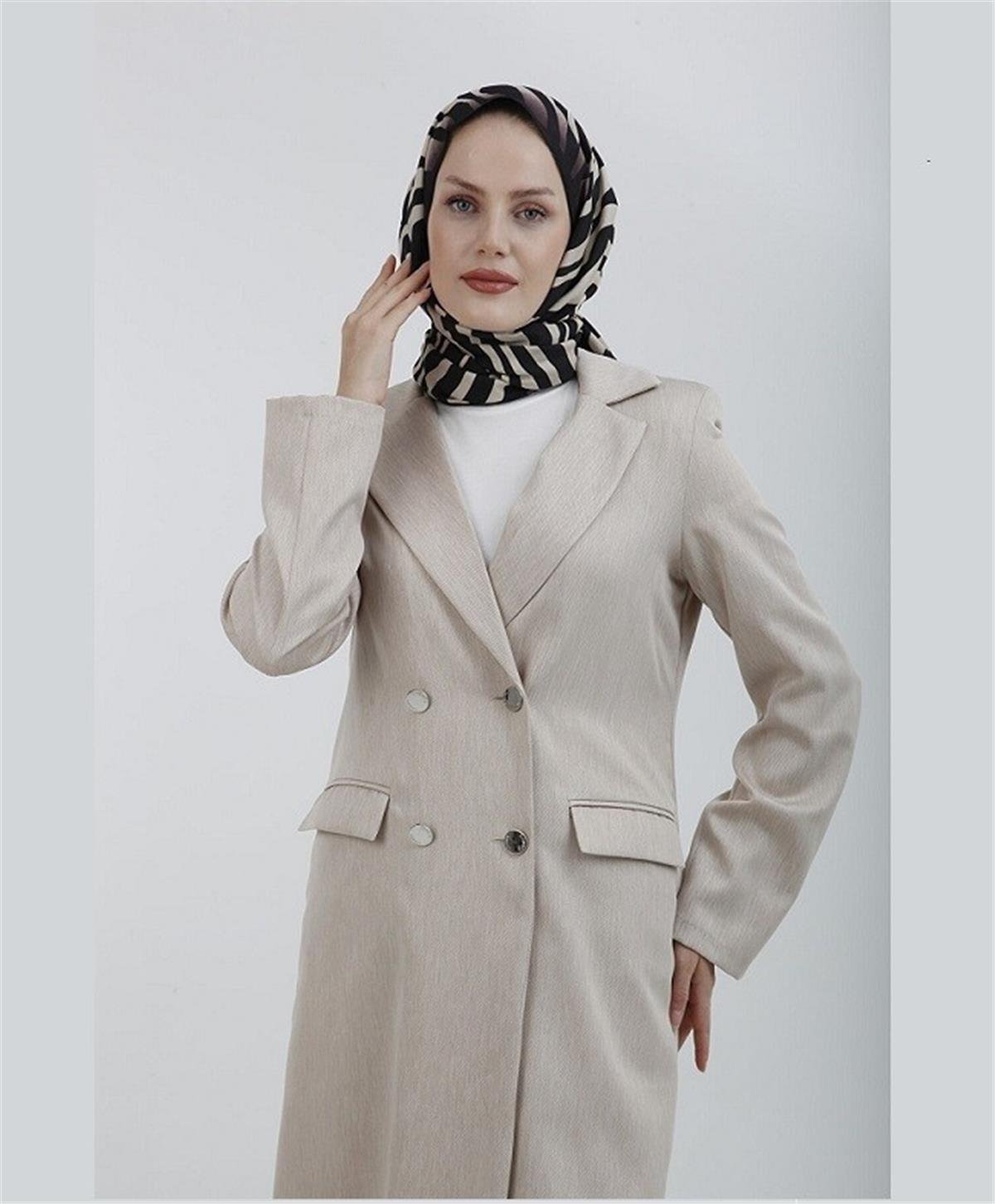 Armine 22yt508-1 Kadın Blazer Ceket Bej