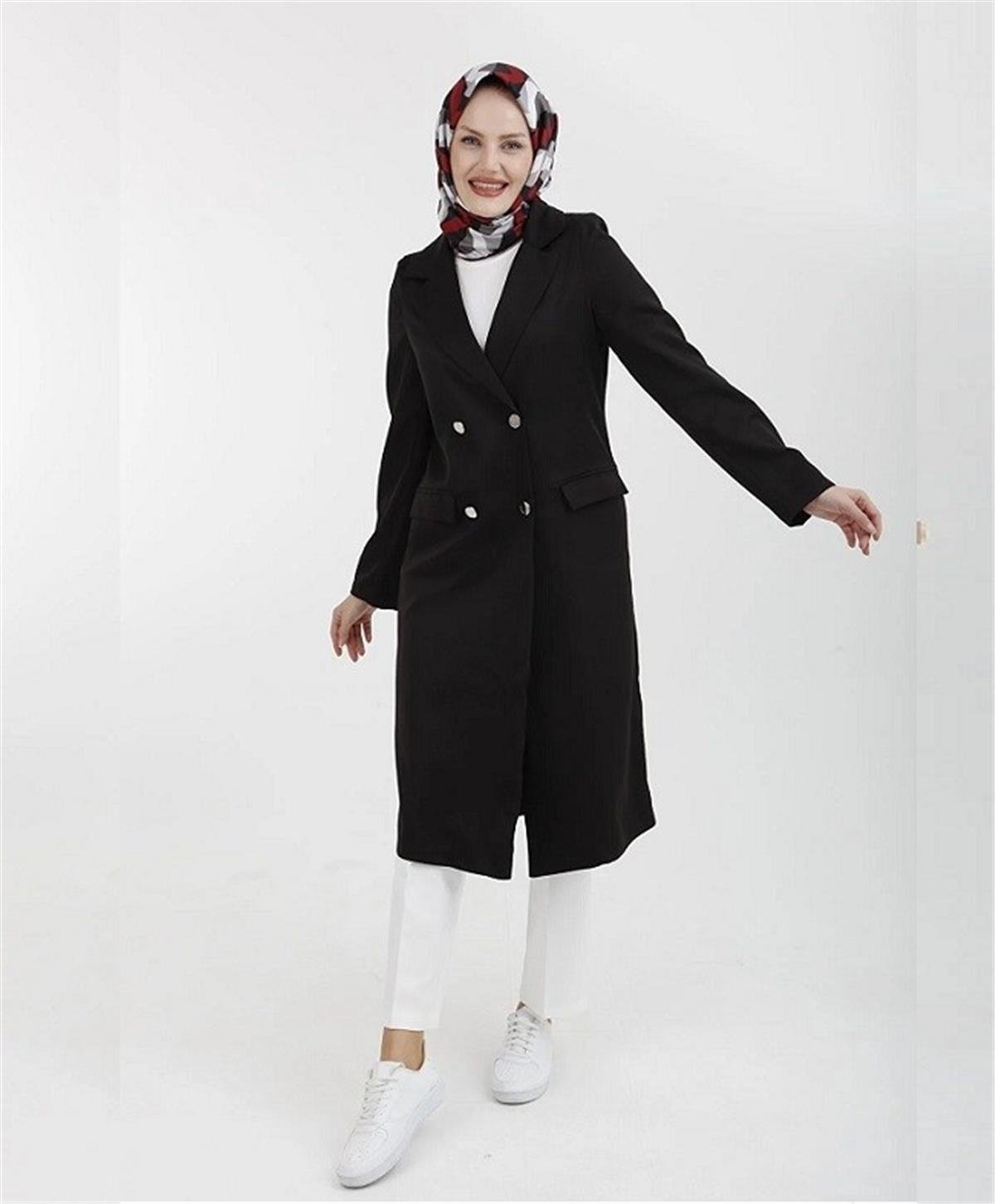 Armine 22yt508-1 Kadın Blazer Ceket Siyah