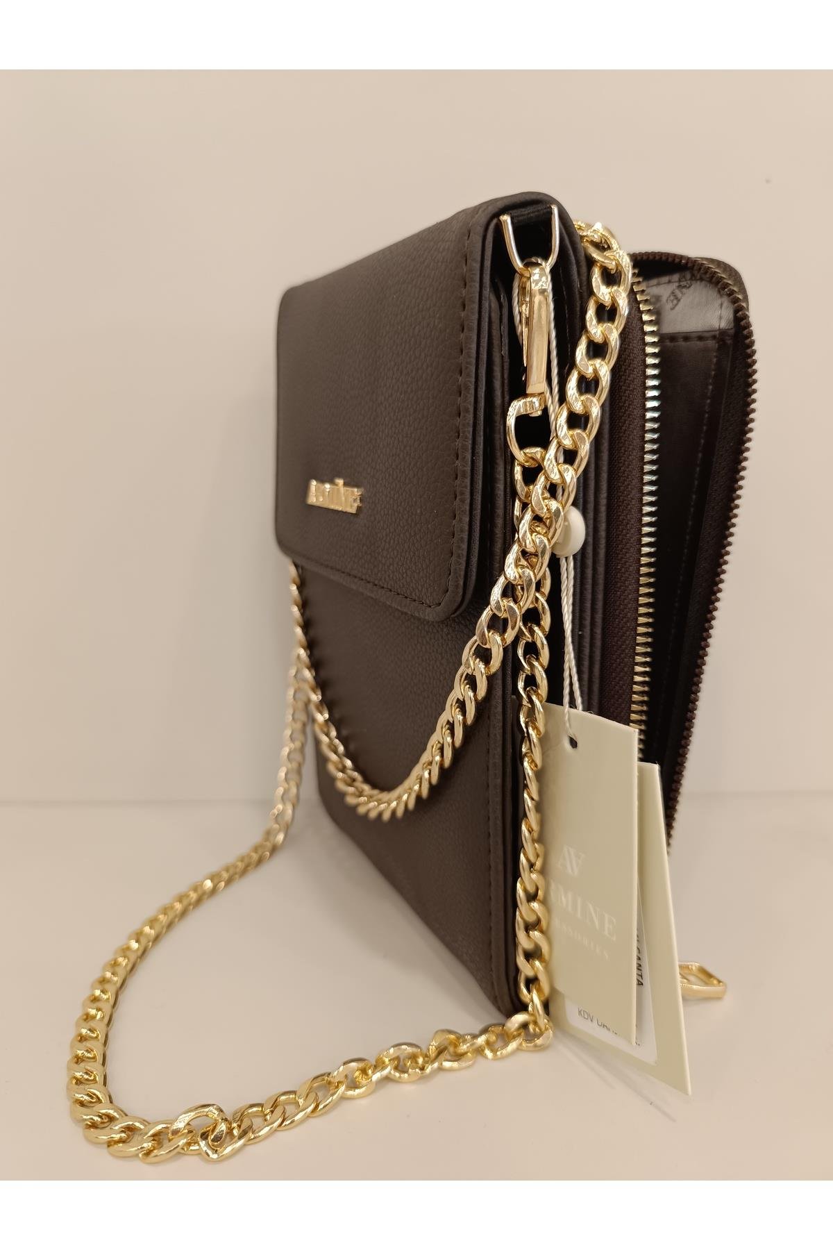 Armine 266 Bayan Çanta Kahve Pia Çanta