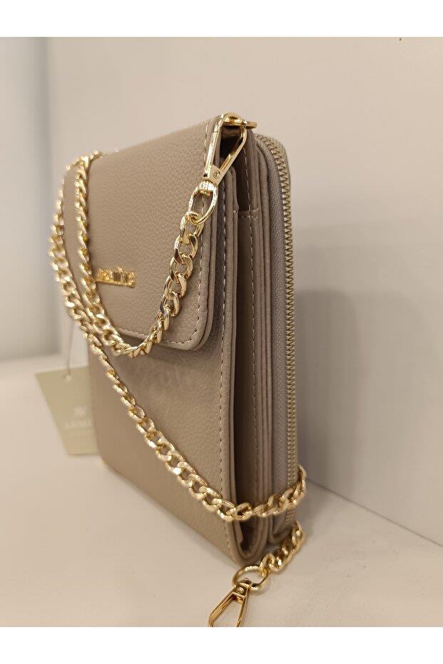 Armine 266 Bayan Çanta Vizon Pia Çanta