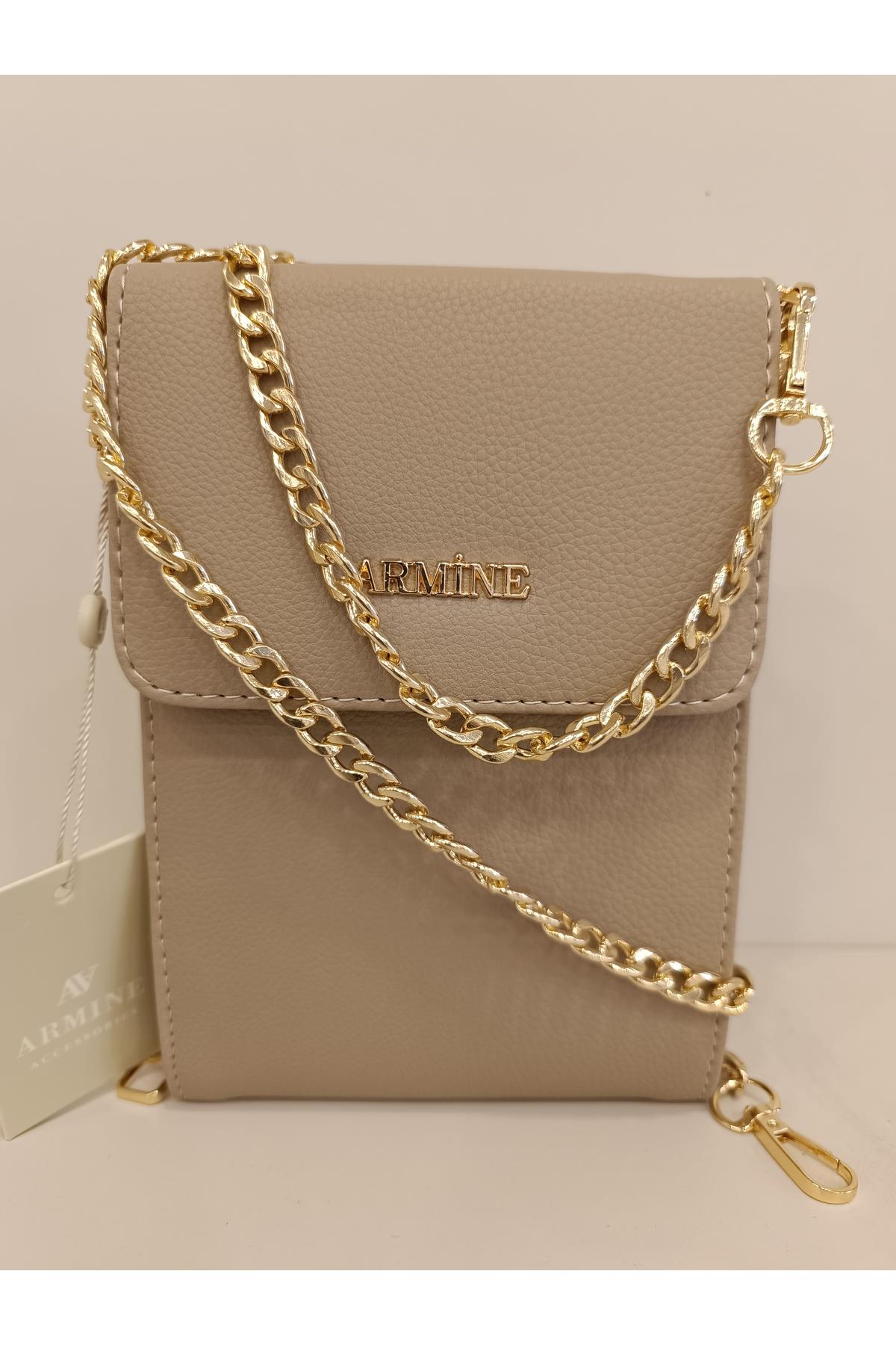 Armine 266 Bayan Çanta Vizon Pia Çanta