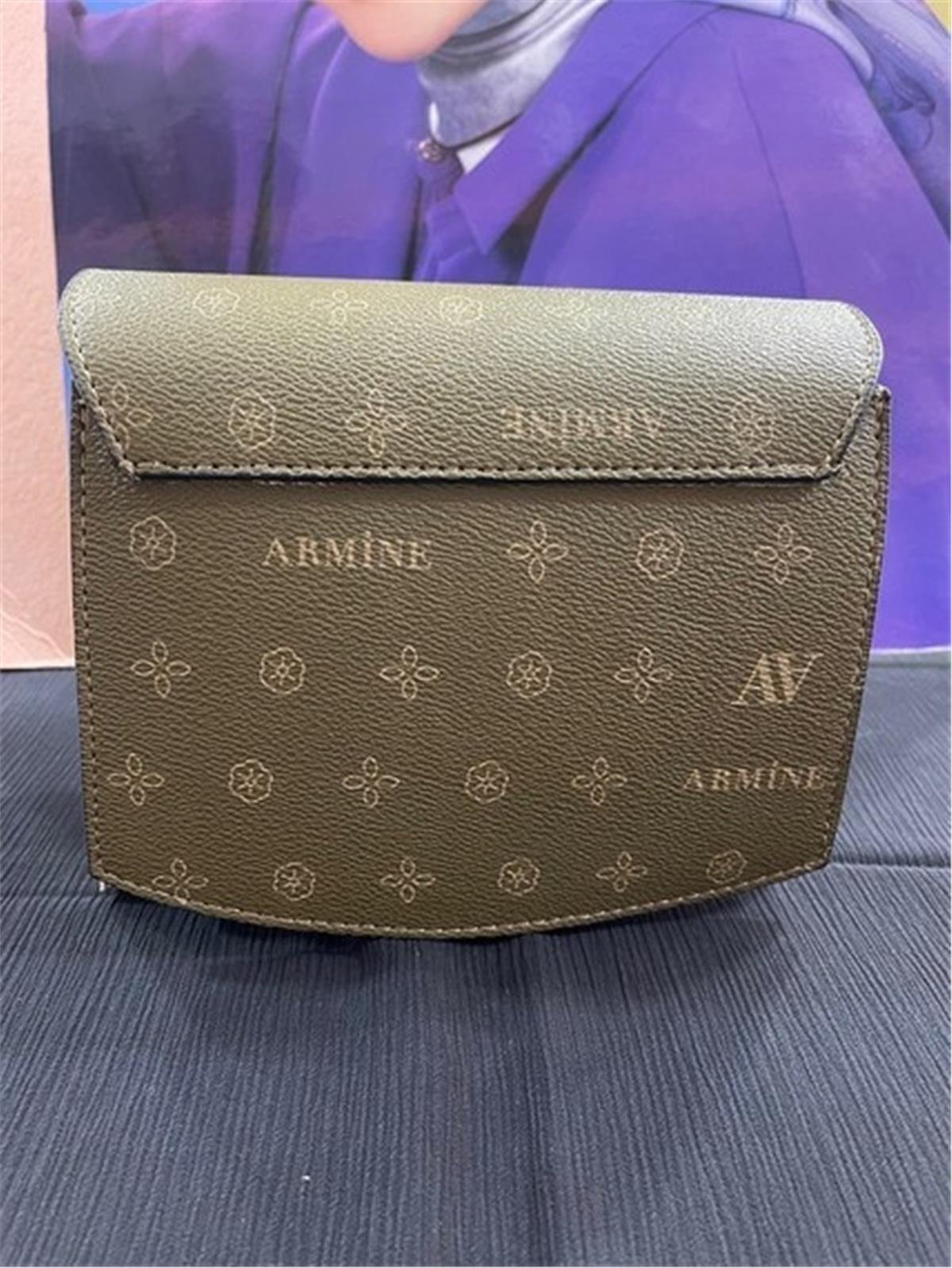 Armine 293 Bayan Çanta Haki Baskılı
