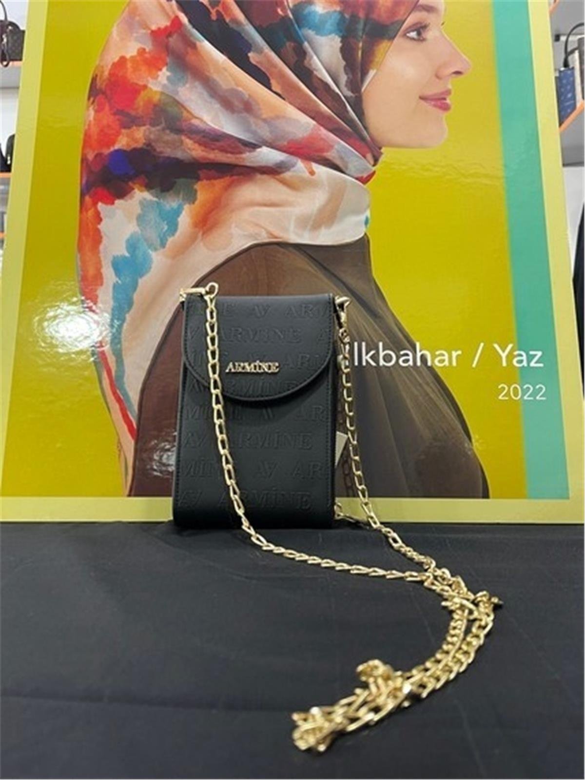 Armine 320 Armine Bayan Çanta Siyah Lazer