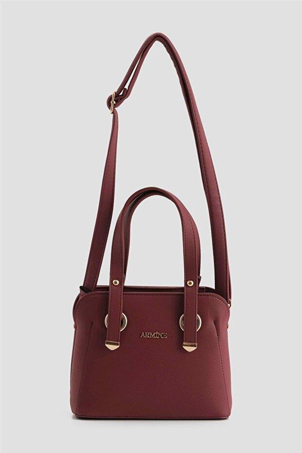 Armine 364 Bayan Çanta Bordo Pia