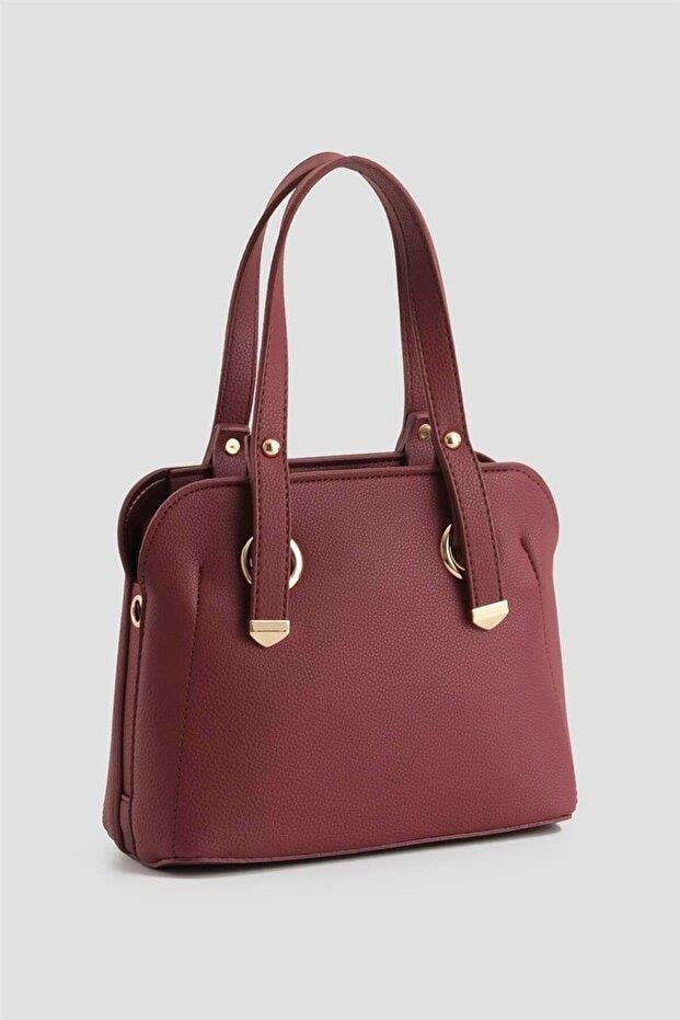 Armine 364 Bayan Çanta Bordo Pia