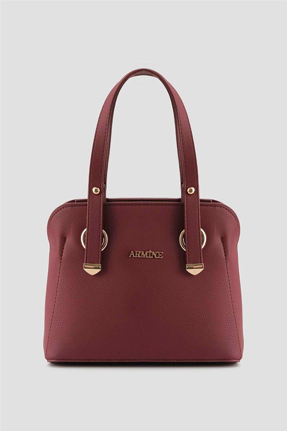 Armine 364 Bayan Çanta Bordo Pia