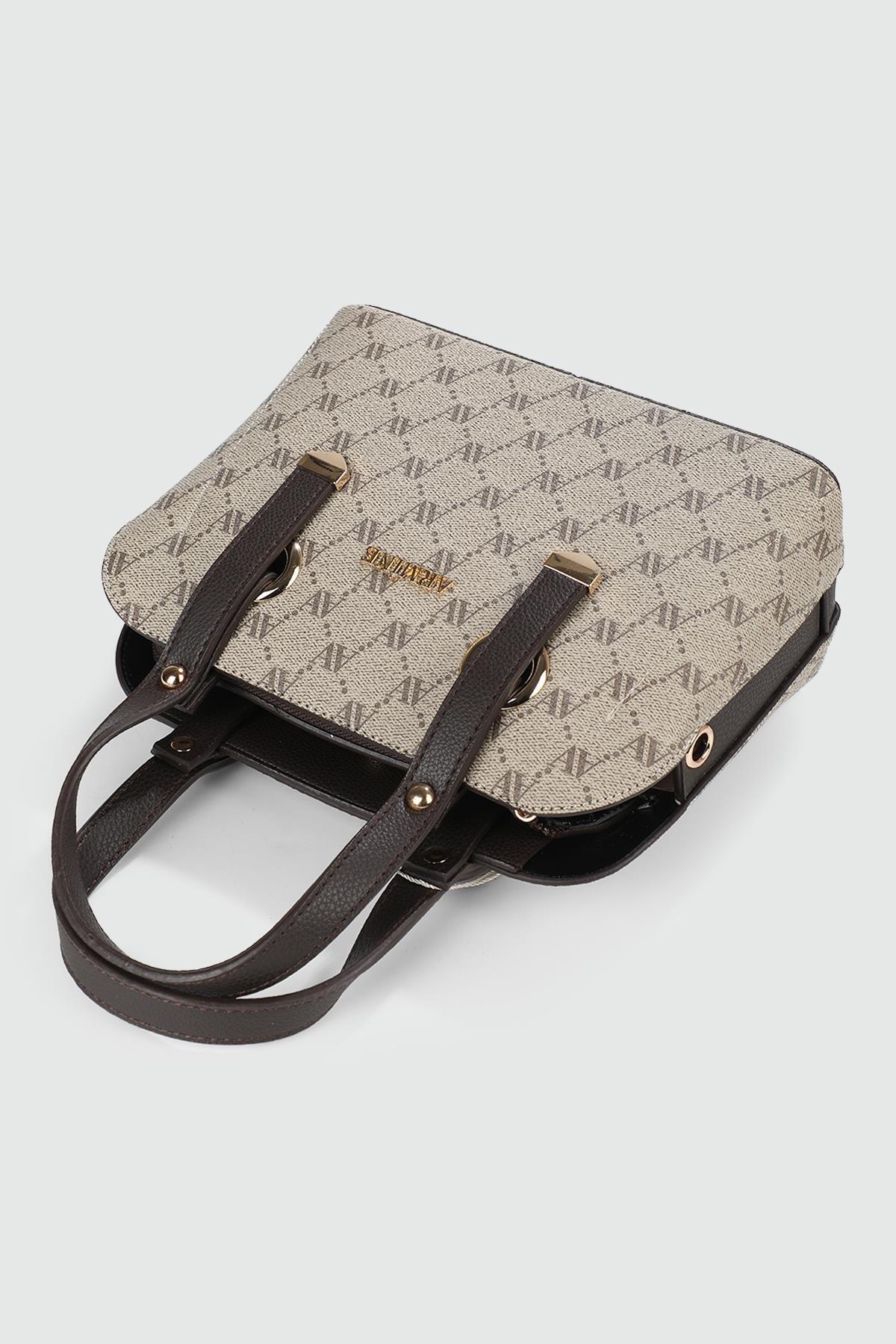 Armine 364 Bayan Çanta Vizon Noktalı