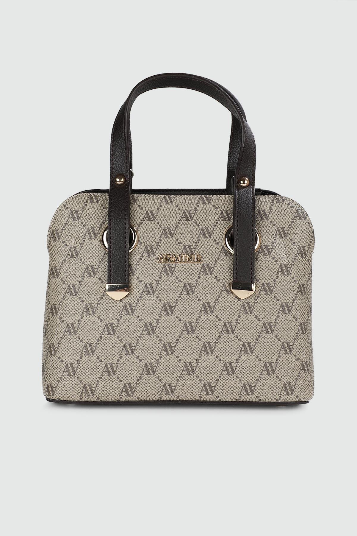 Armine 364 Bayan Çanta Vizon Noktalı