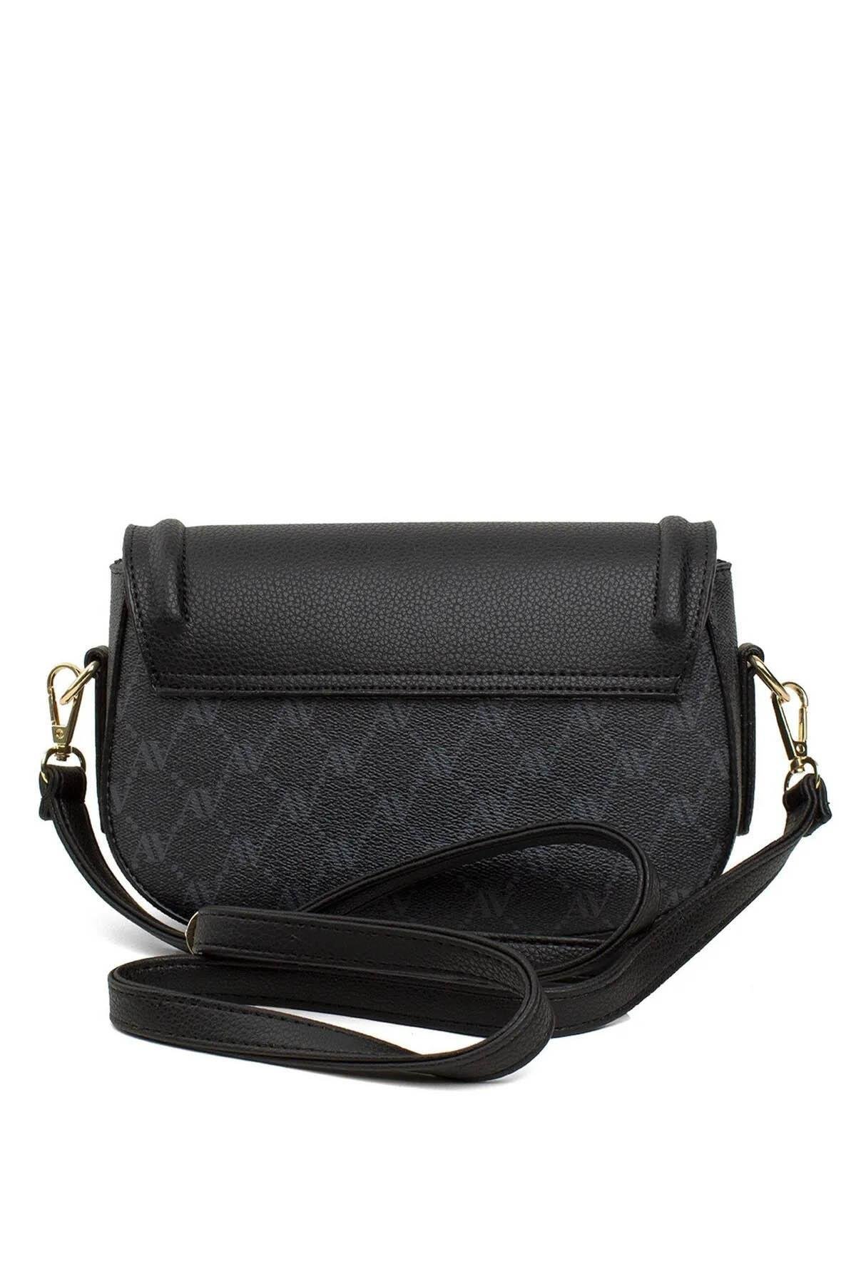 Armine 385 Bayan Çanta Siyah Noktalı