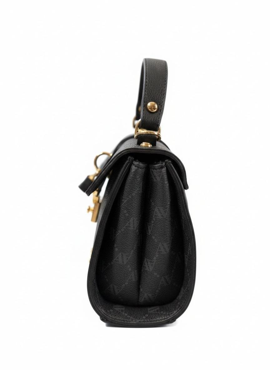 Armine 425 Bayan Çanta Siyah Noktalı