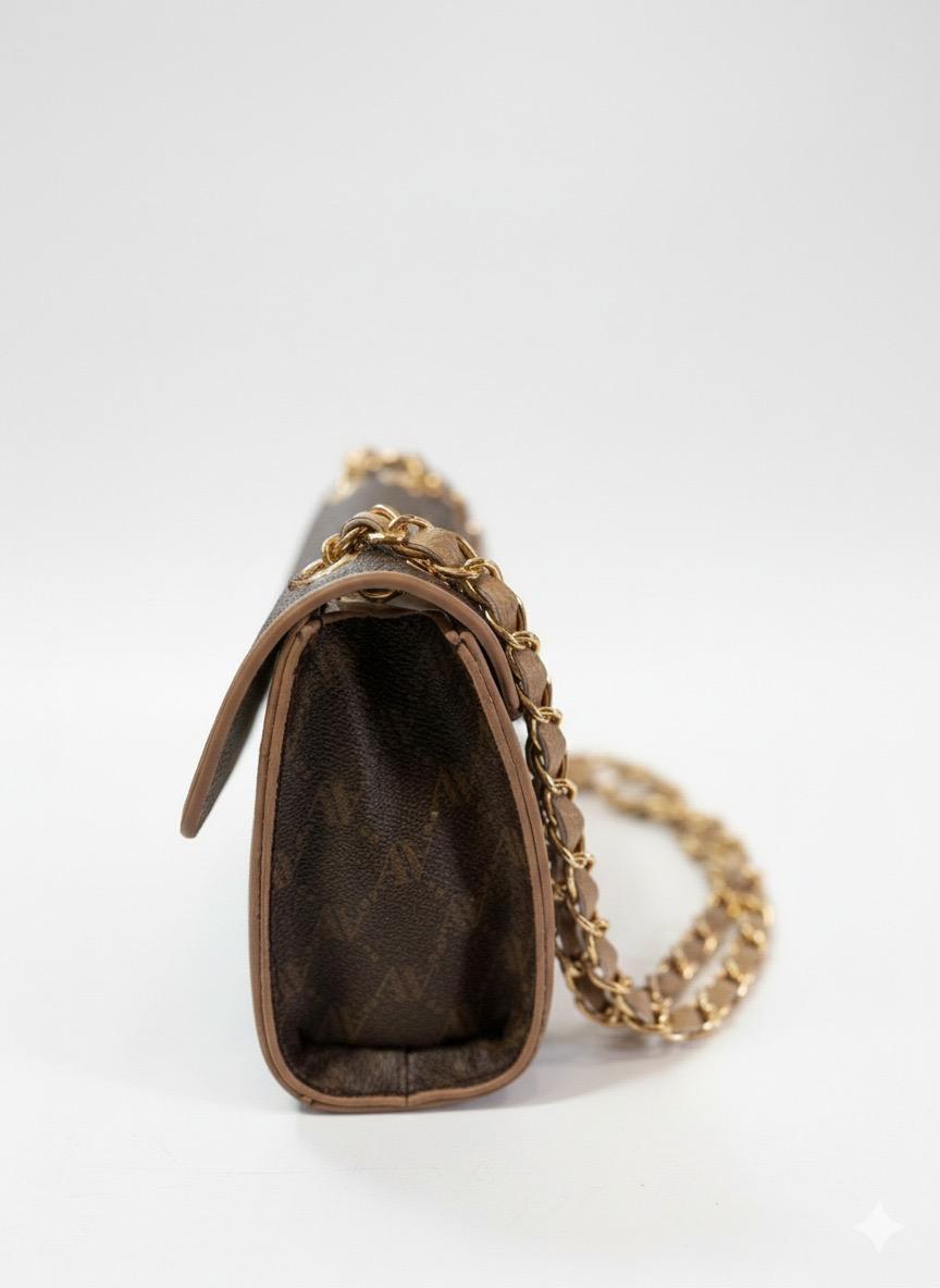 Armine 426 Bayan Çanta Kahve Noktalı