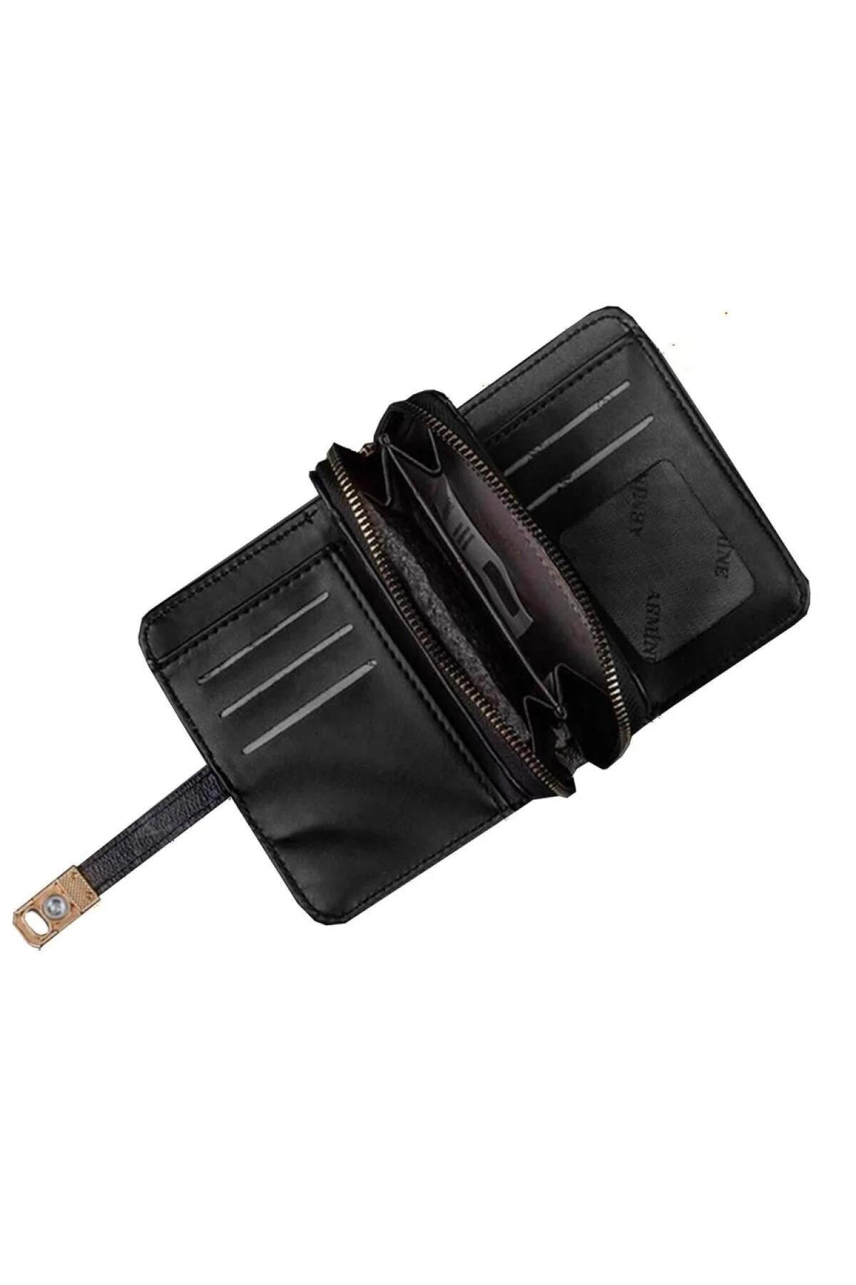 Armine C01 Bayan Cüzdan Siyah Noktalı