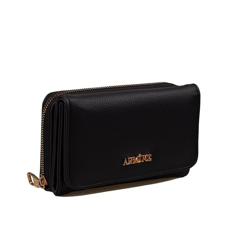 Armine C12 Bayan Cüzdan Siyah Pia
