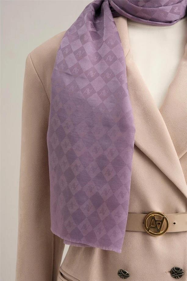 Armine Jakarlı İpek Pamuk Şal 10071