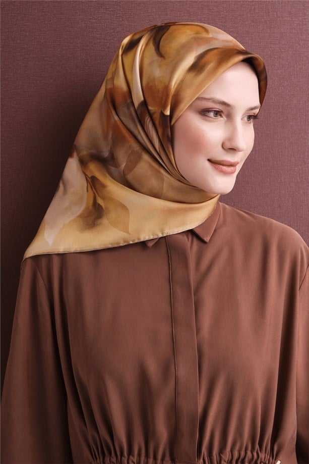 Armine Saf İpek  Eşarp 9603D 84