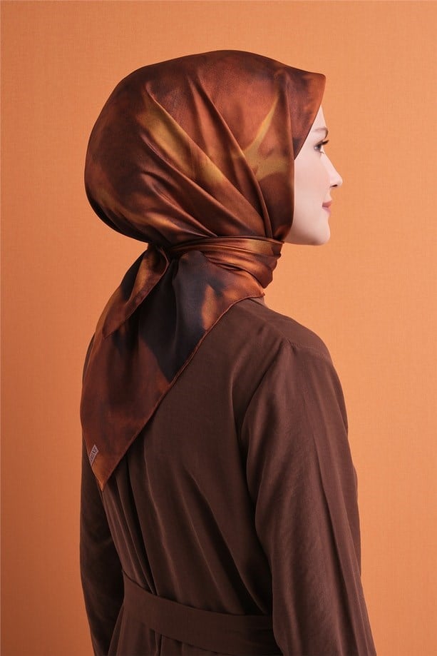 Armine Saf İpek  Eşarp 9606D 52