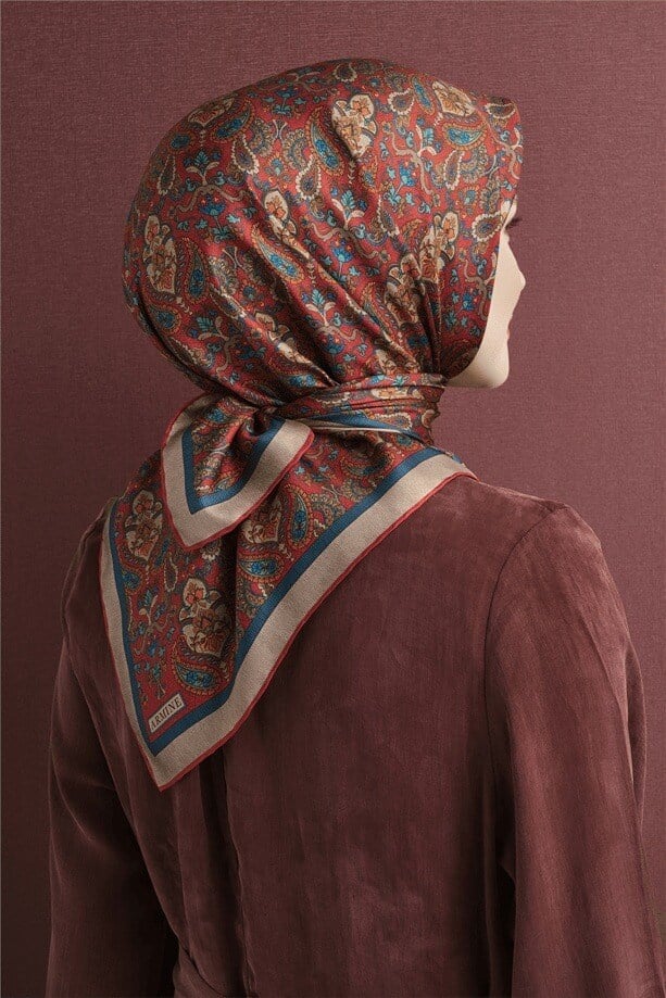 Armine Saf İpek  Eşarp 9609D 03