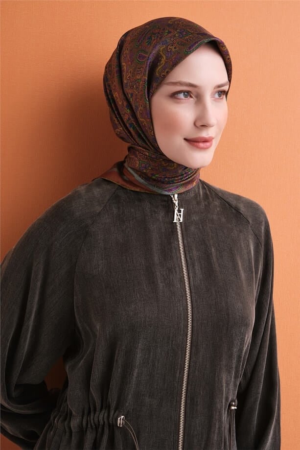 Armine Saf İpek  Eşarp 9609D 04