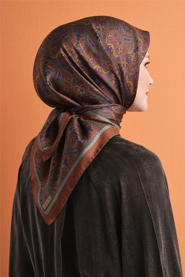 Armine Saf İpek  Eşarp 9609D 04