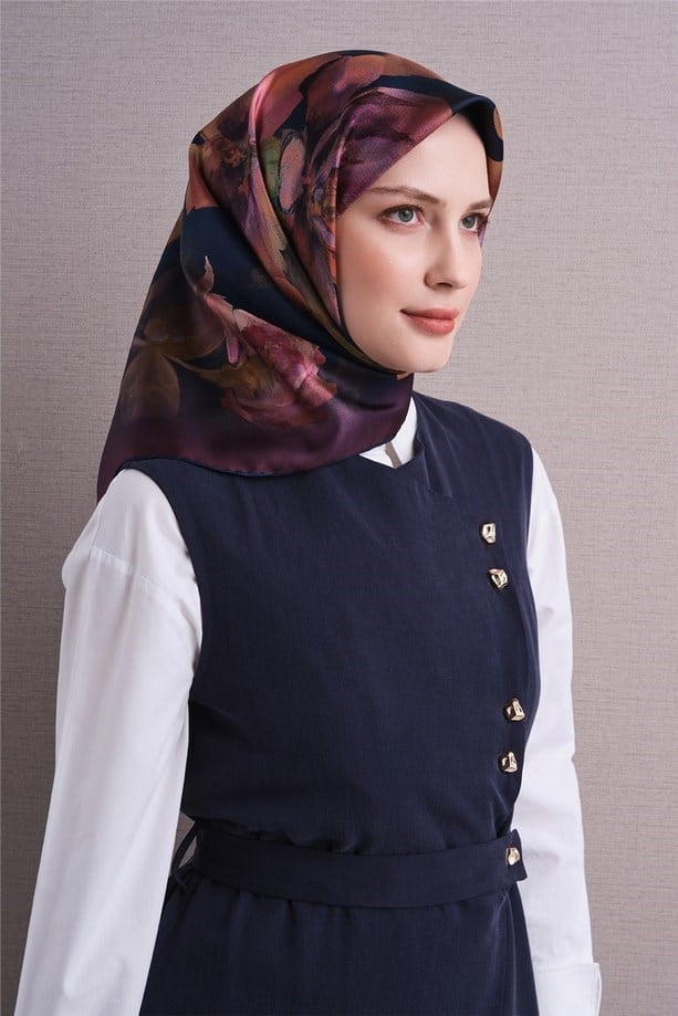 Armine Saf İpek  Eşarp 9611D 01