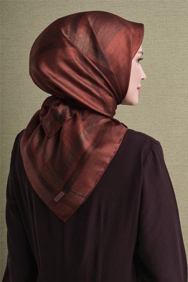 Armine Saf İpek  Eşarp 9618D 02