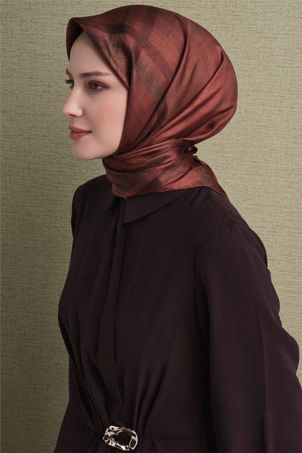 Armine Saf İpek  Eşarp 9618D 02