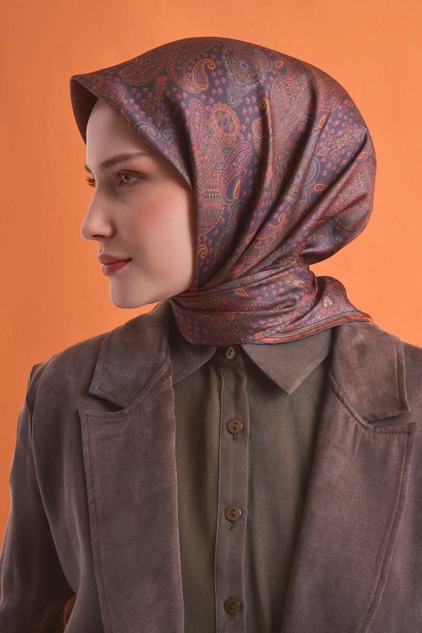 Armine Saf İpek  Eşarp 9631D 03