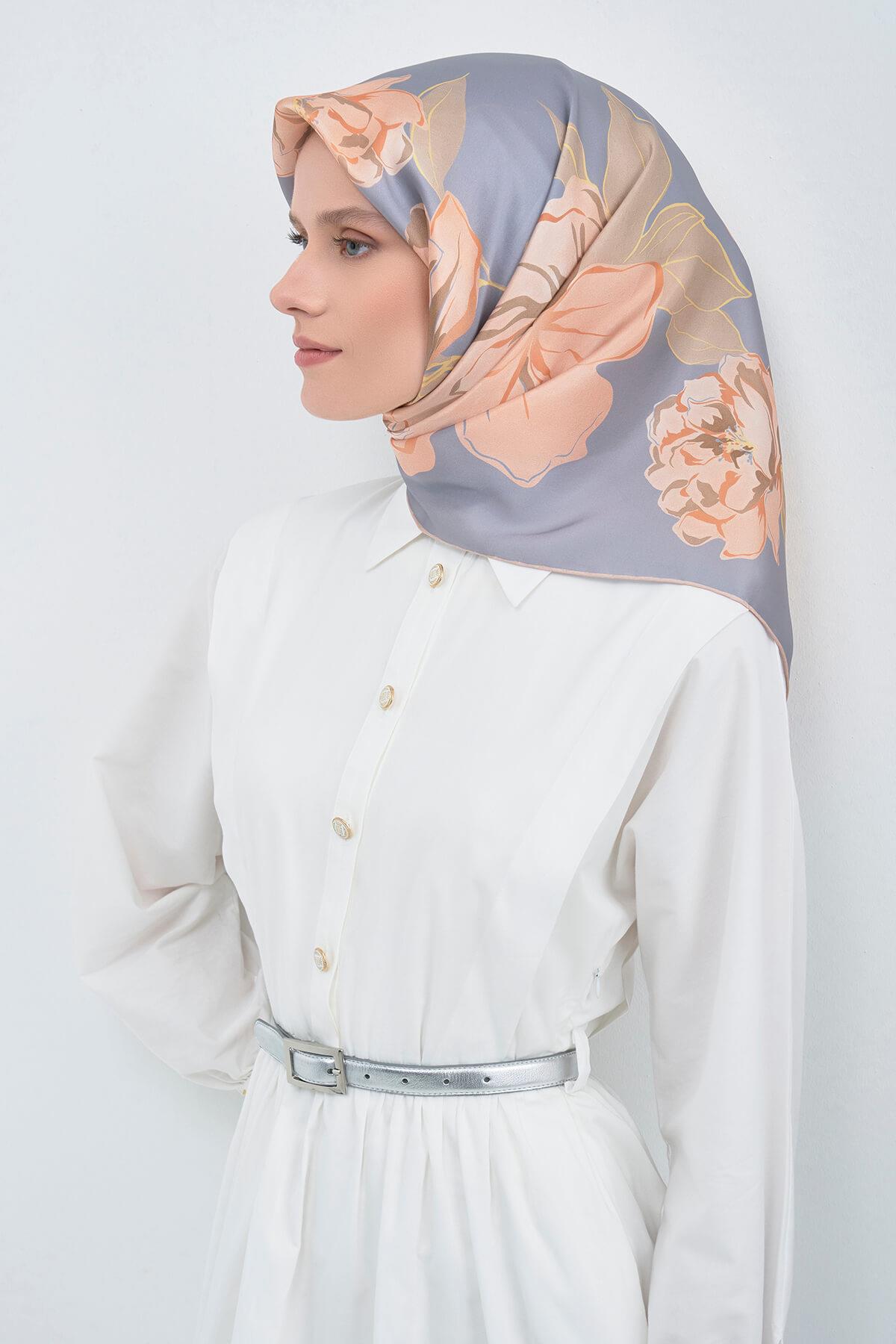 Armine Saf İpek Sura Eşarp 9509D 81