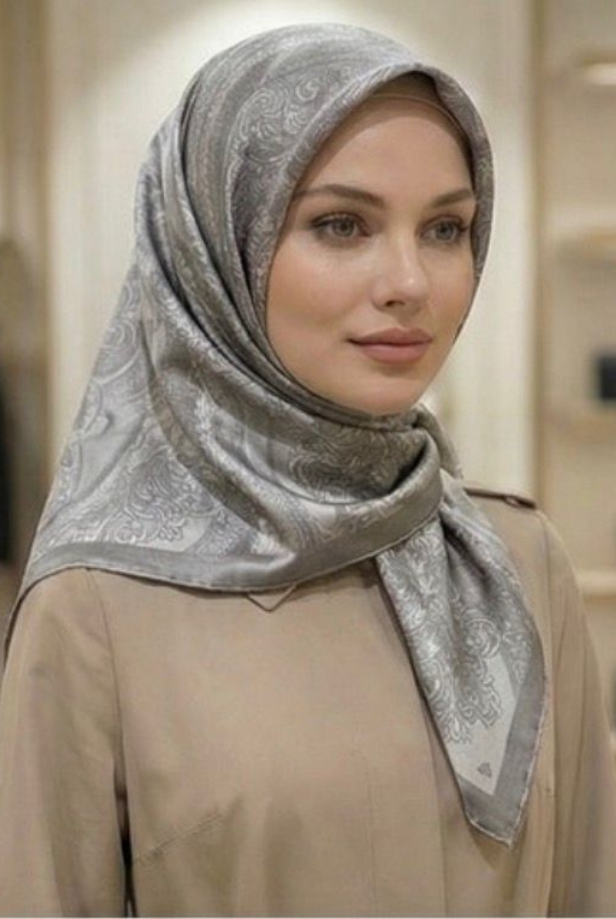 Armine Saf İpek Sura Eşarp 9537D 82