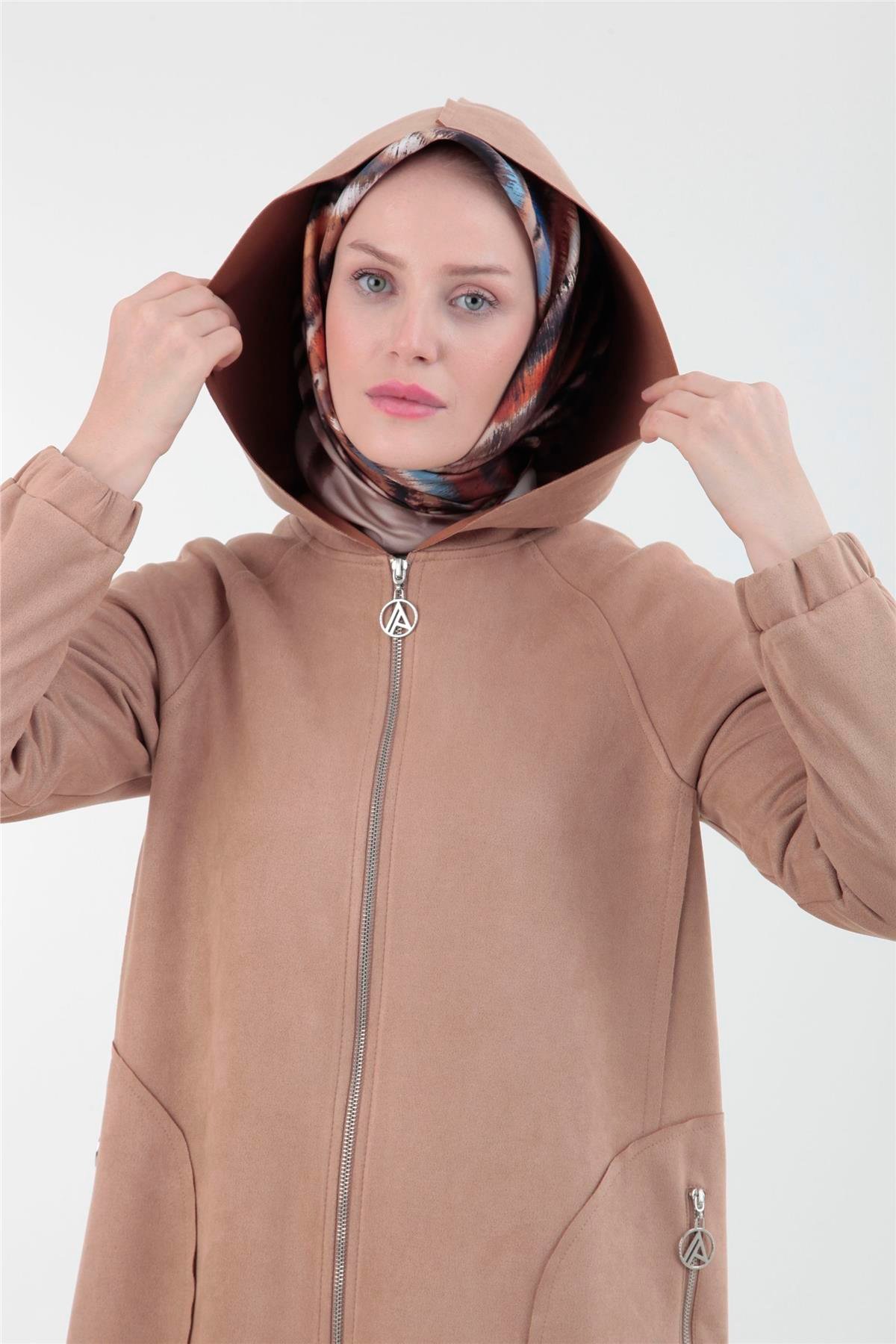 Armine Süet Kap 23KT513 Vizon