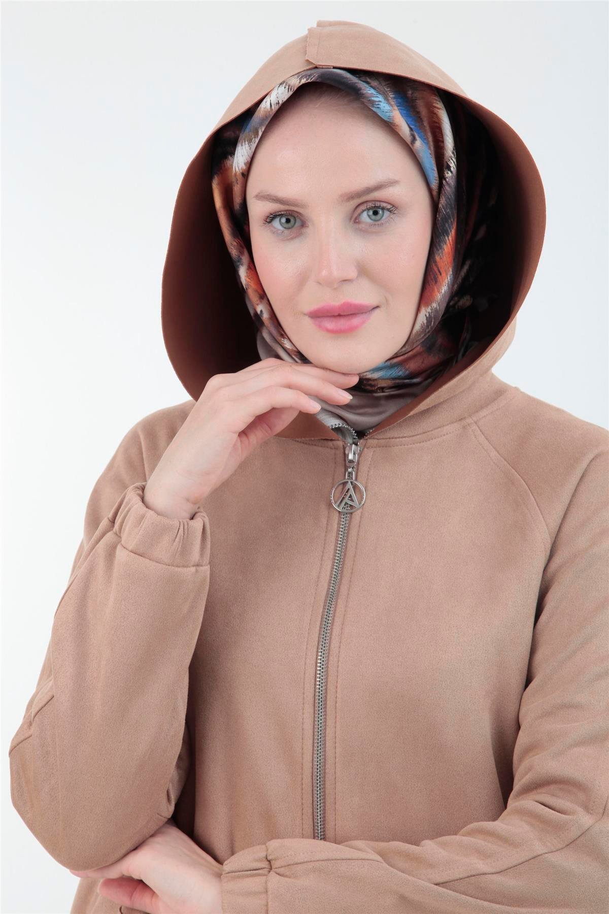Armine Süet Kap 23KT513 Vizon