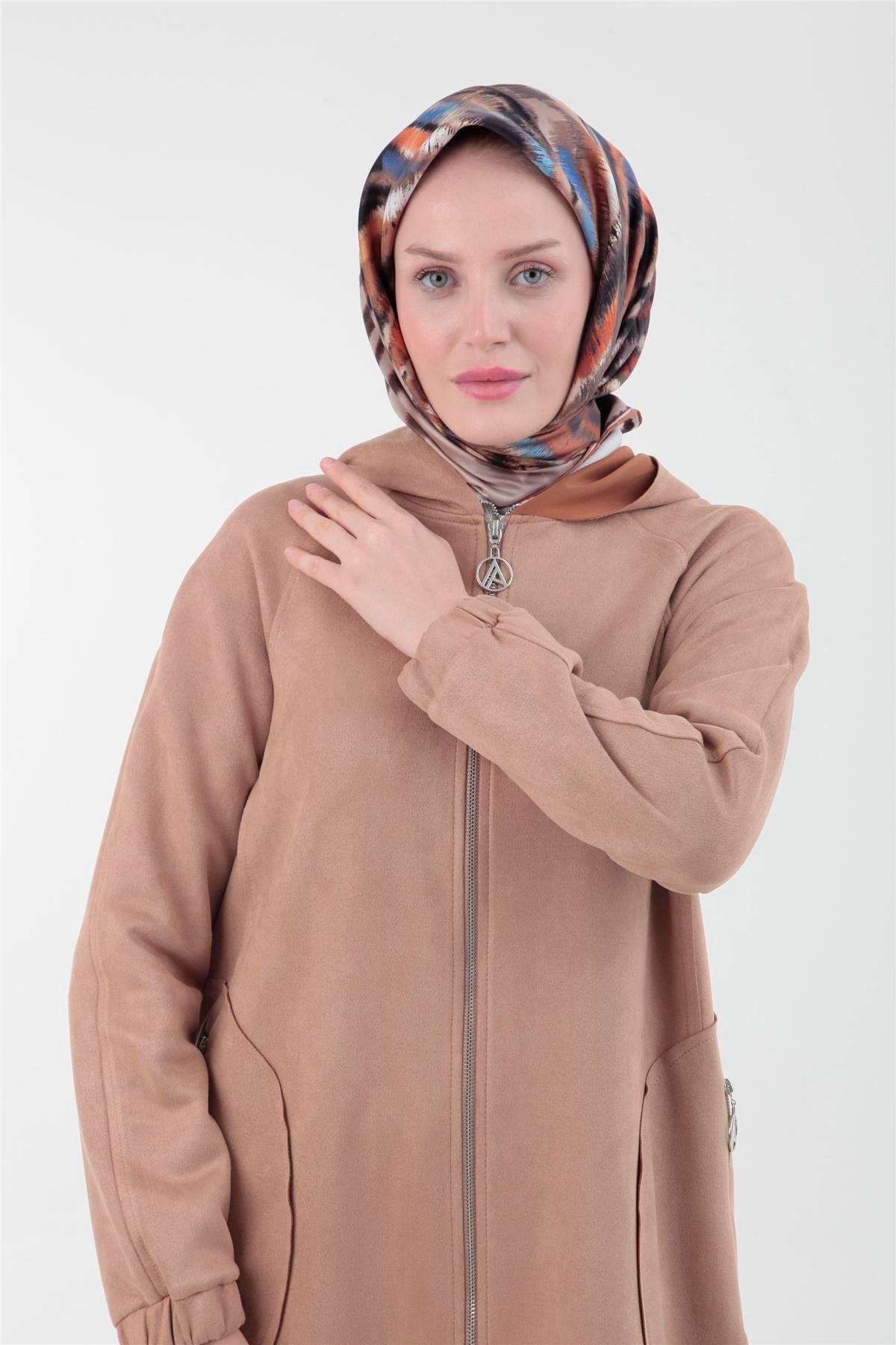 Armine Süet Kap 23KT513 Vizon