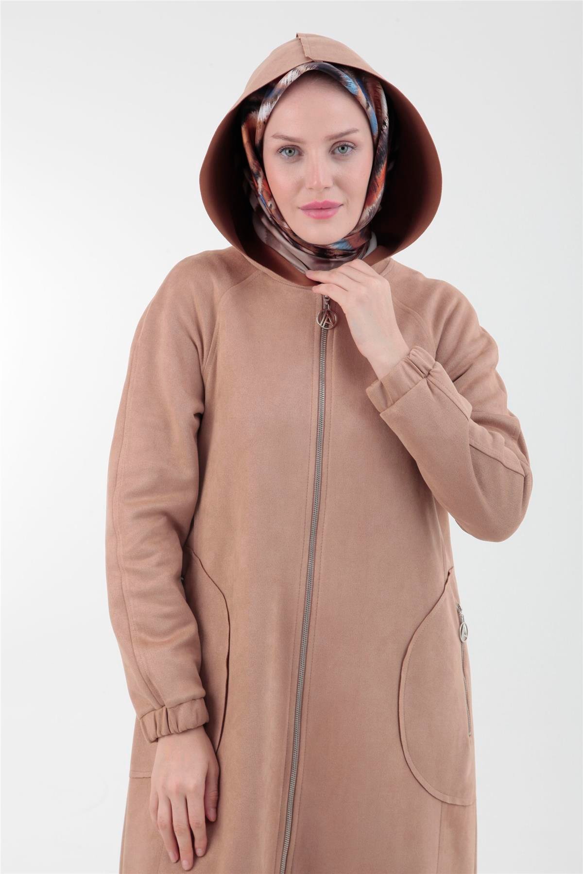Armine Süet Kap 23KT513 Vizon