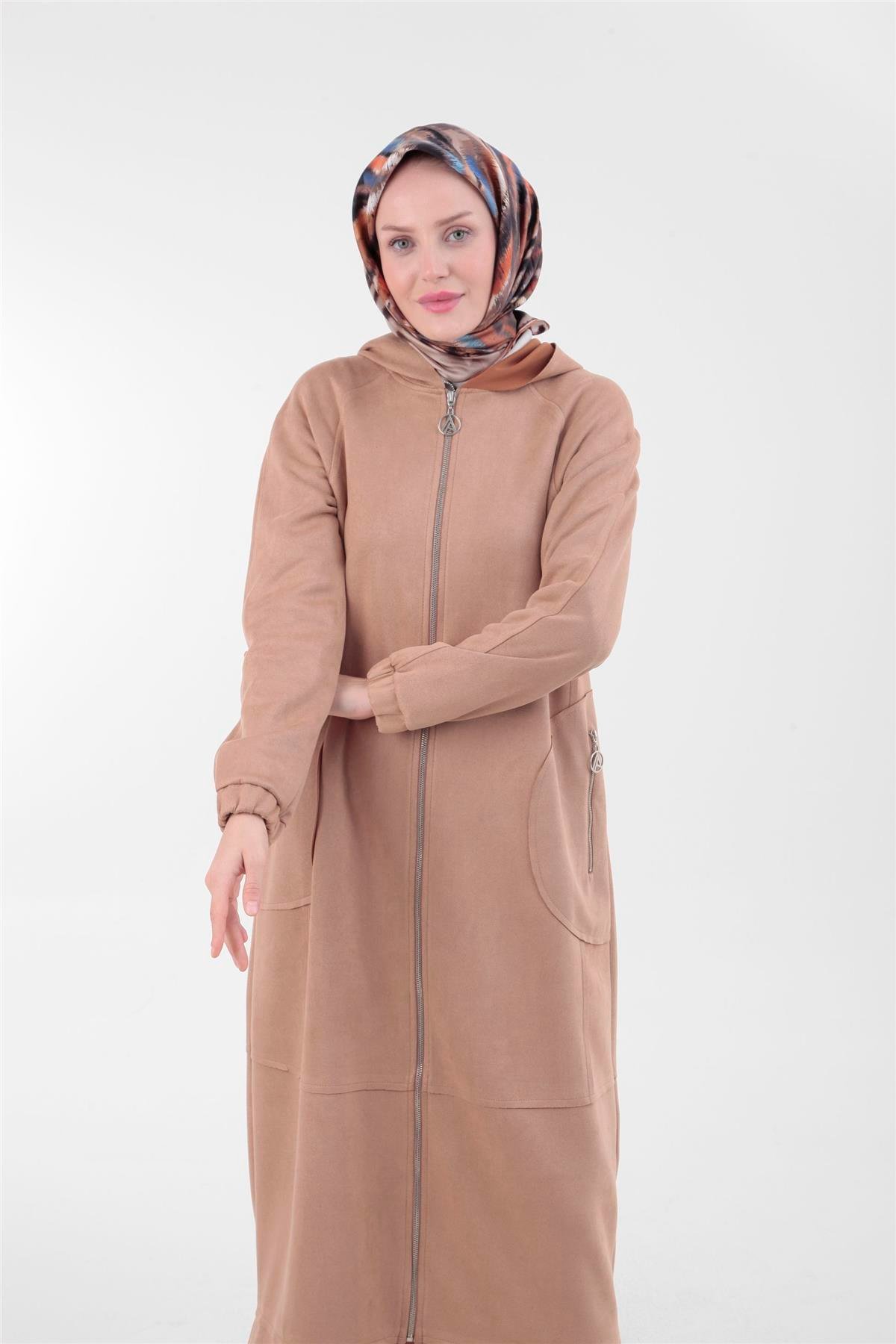 Armine Süet Kap 23KT513 Vizon