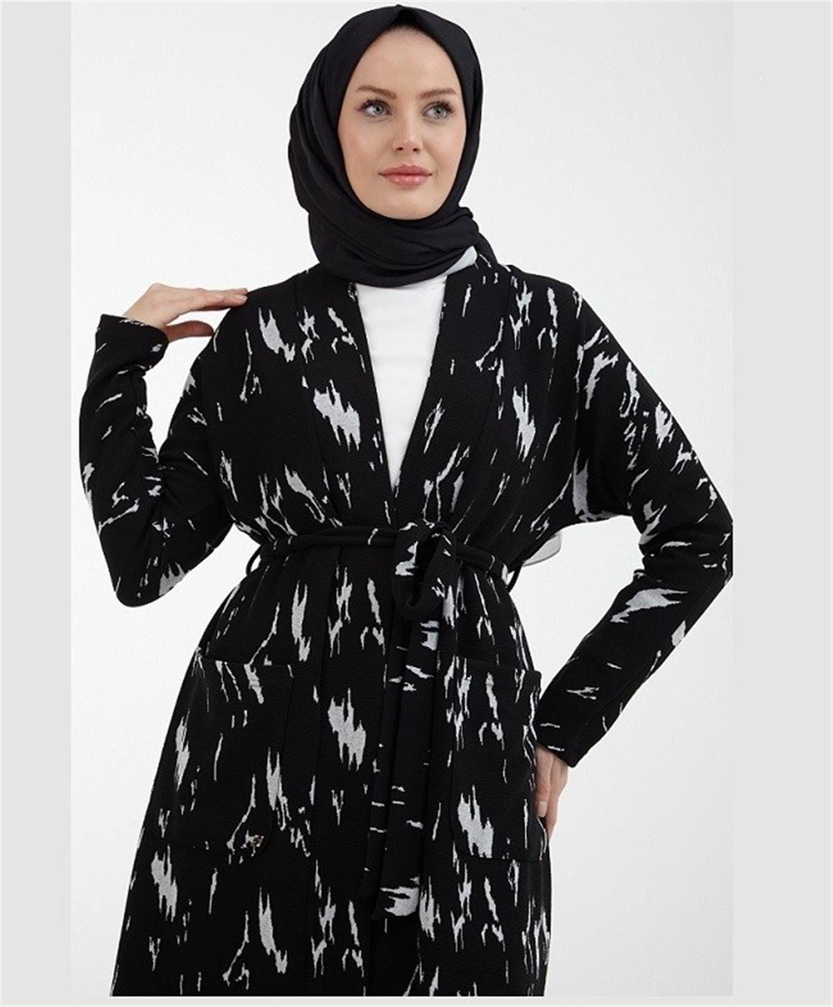 Armine Trend 22KT530 Hırka Siyah Siyah