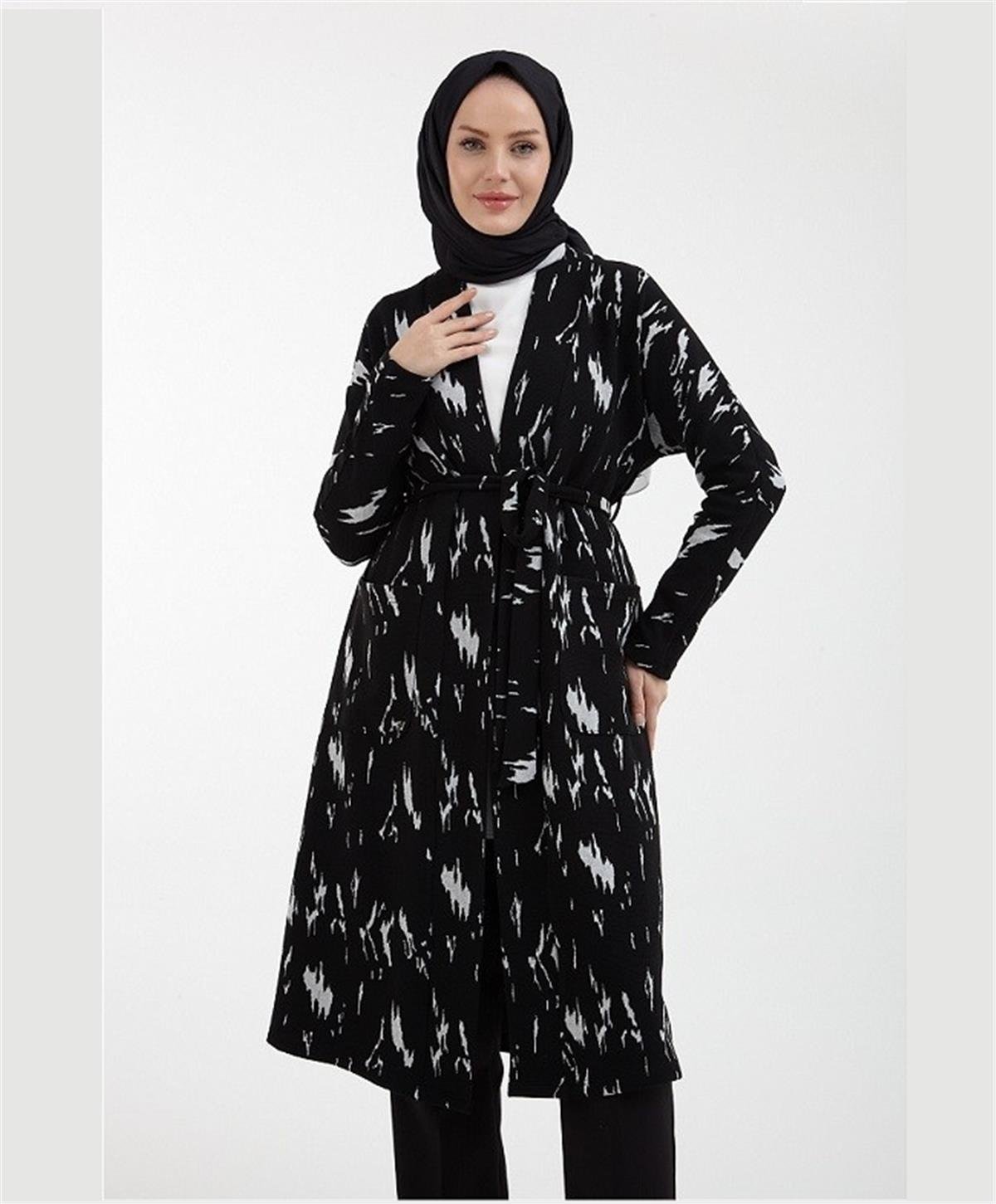 Armine Trend 22KT530 Hırka Siyah Siyah