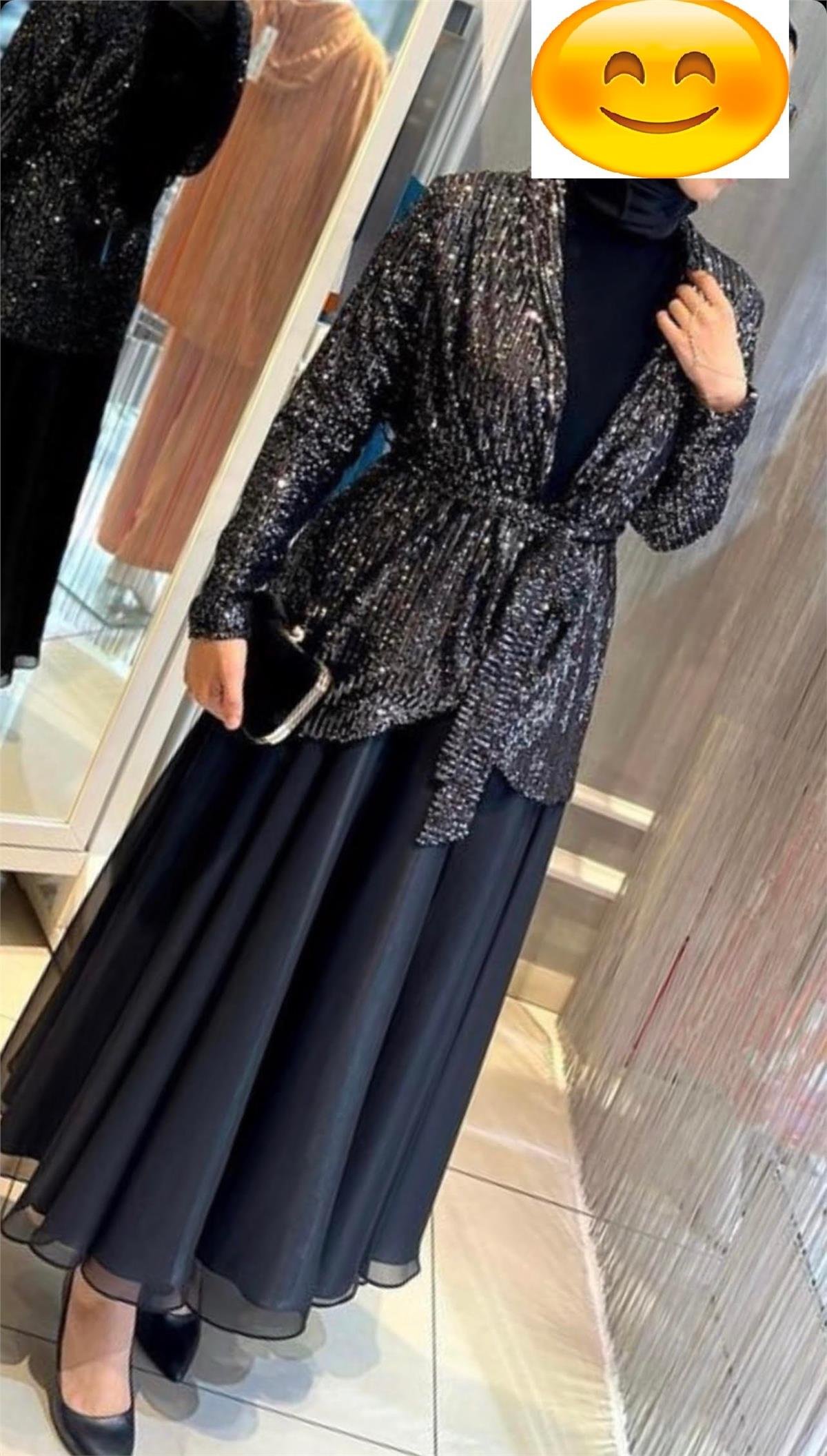 Armine Trend Abiye Takım 23YT638 Siyah