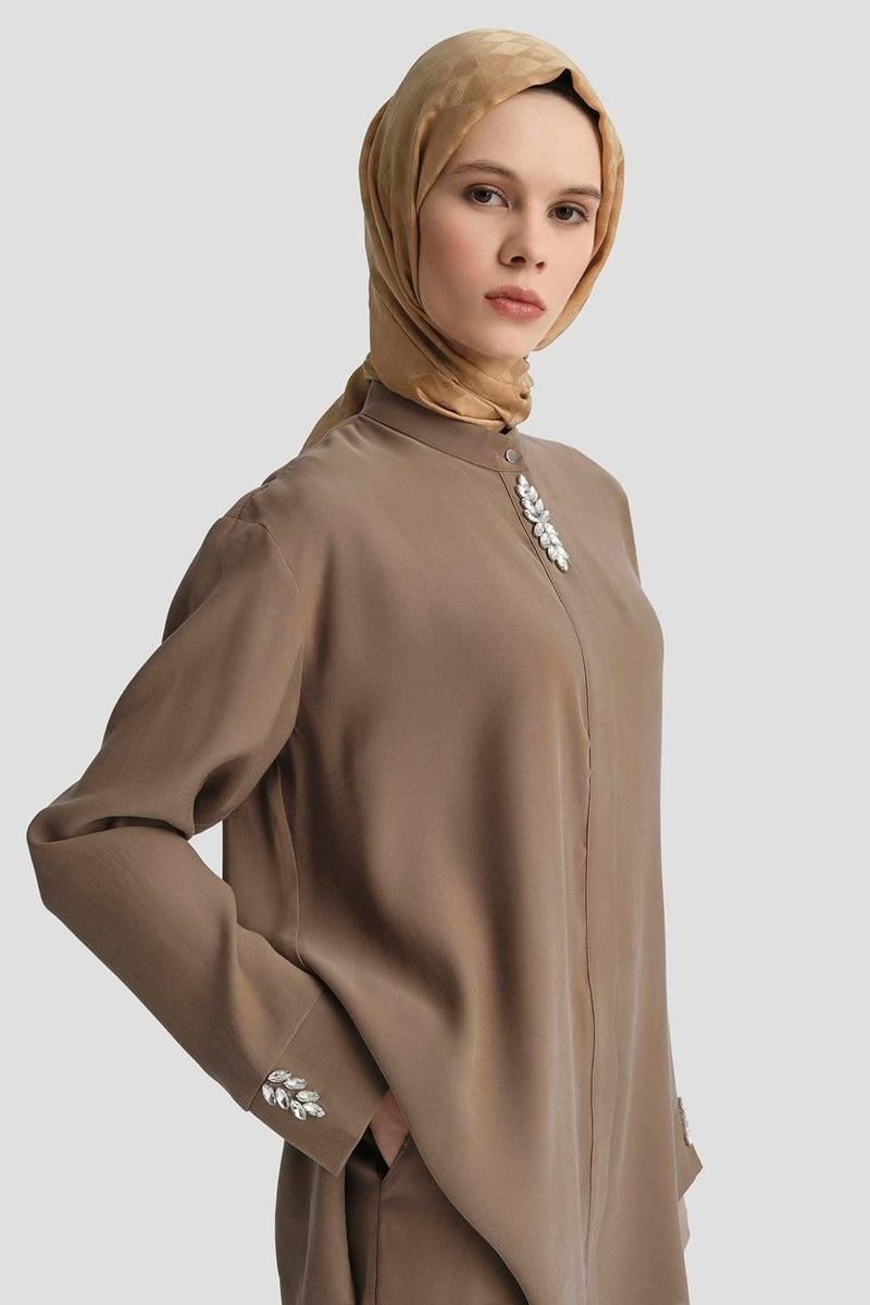 Armine TREND Asimetrik Kesim Bayan Takım Vizon 25YT6108