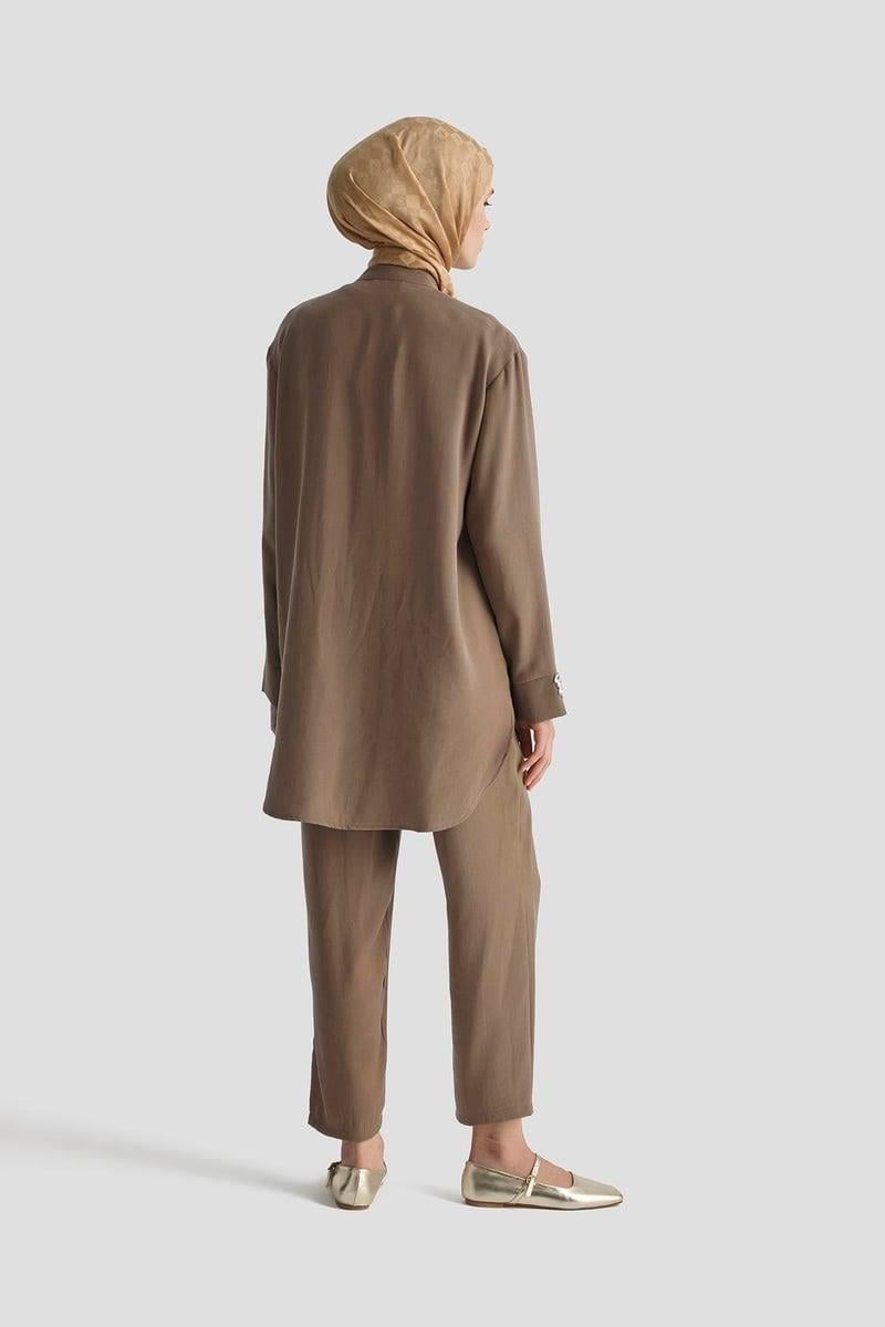 Armine TREND Asimetrik Kesim Bayan Takım Vizon 25YT6108