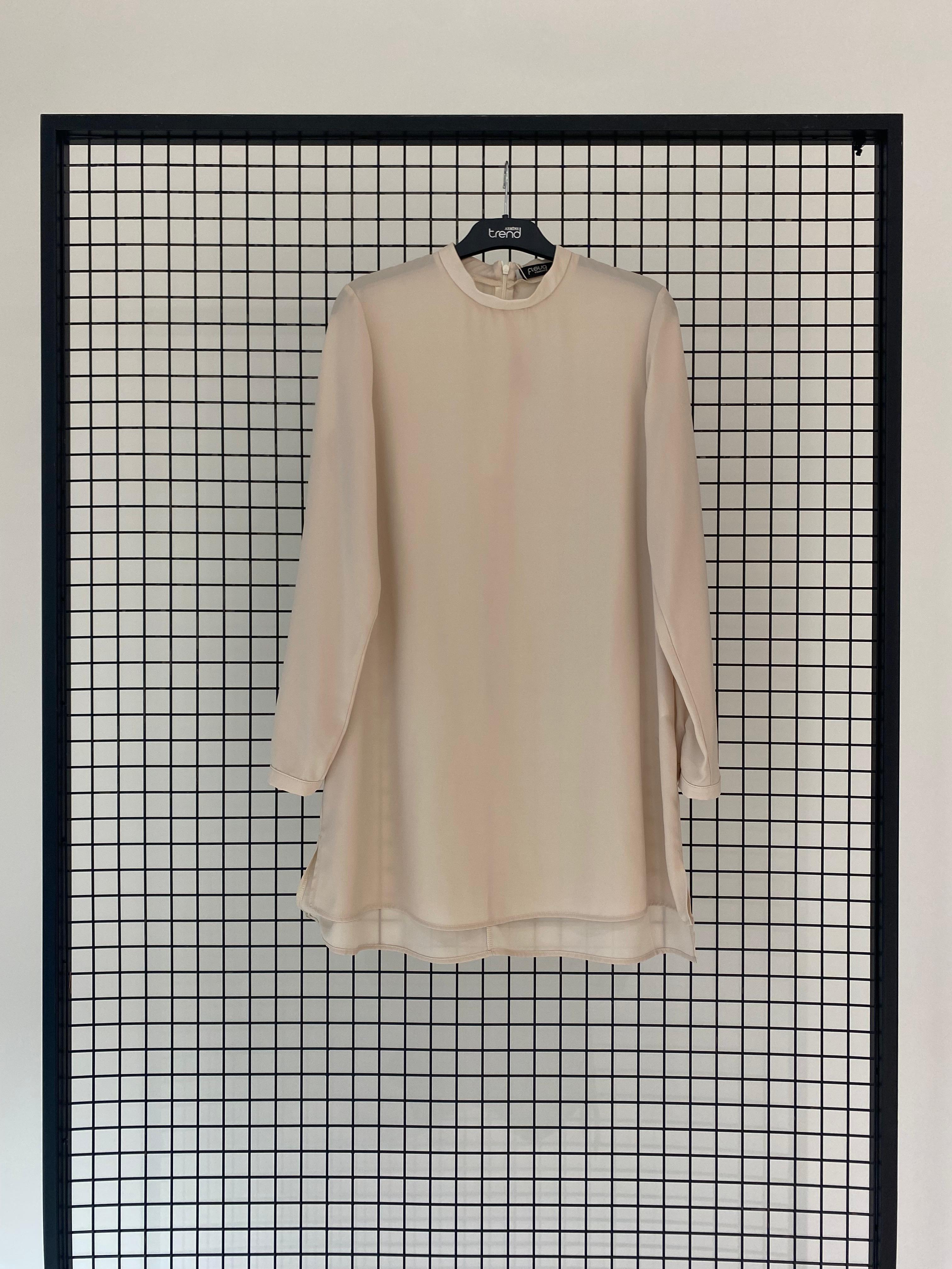 Armine TREND Asimetrik Kesim Kurtarıcı Tunik Bej 25YT411