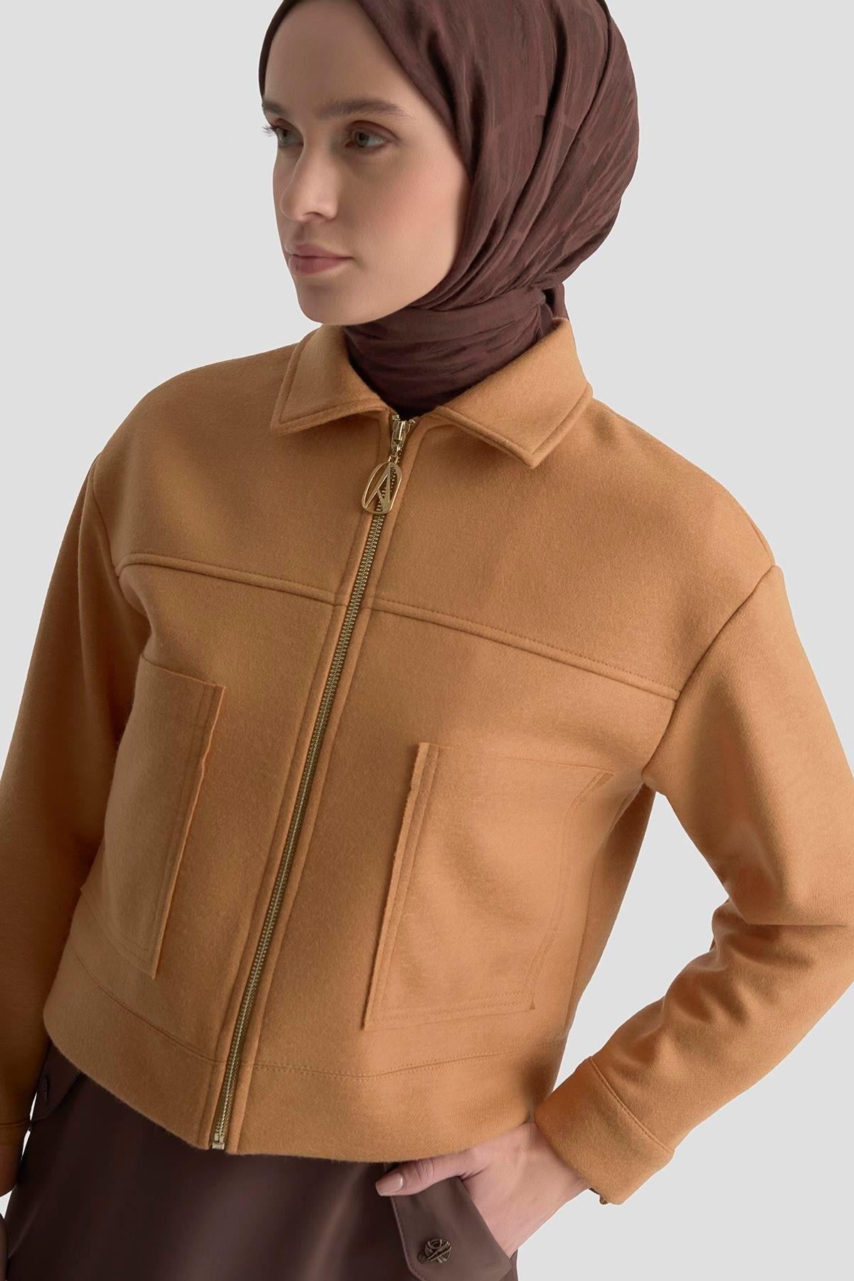 ARMİNE TREND Bamber Ceket Camel 25KT517