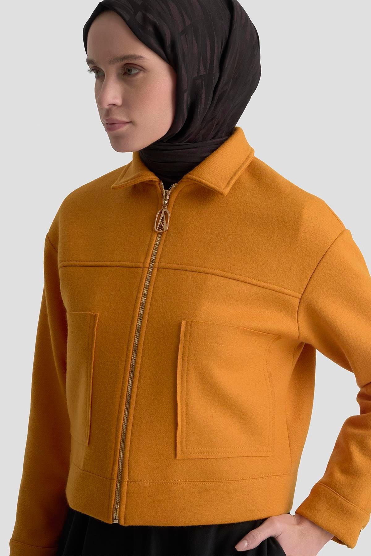 ARMİNE TREND Bamber Ceket Hardal 25KT517