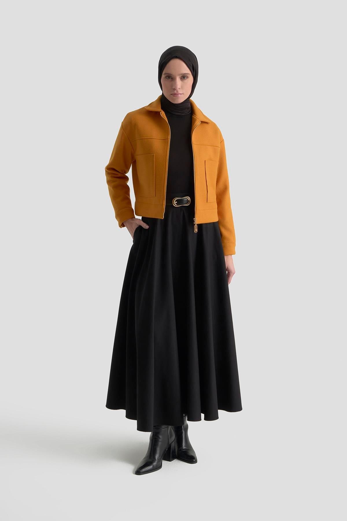 ARMİNE TREND Bamber Ceket Hardal 25KT517