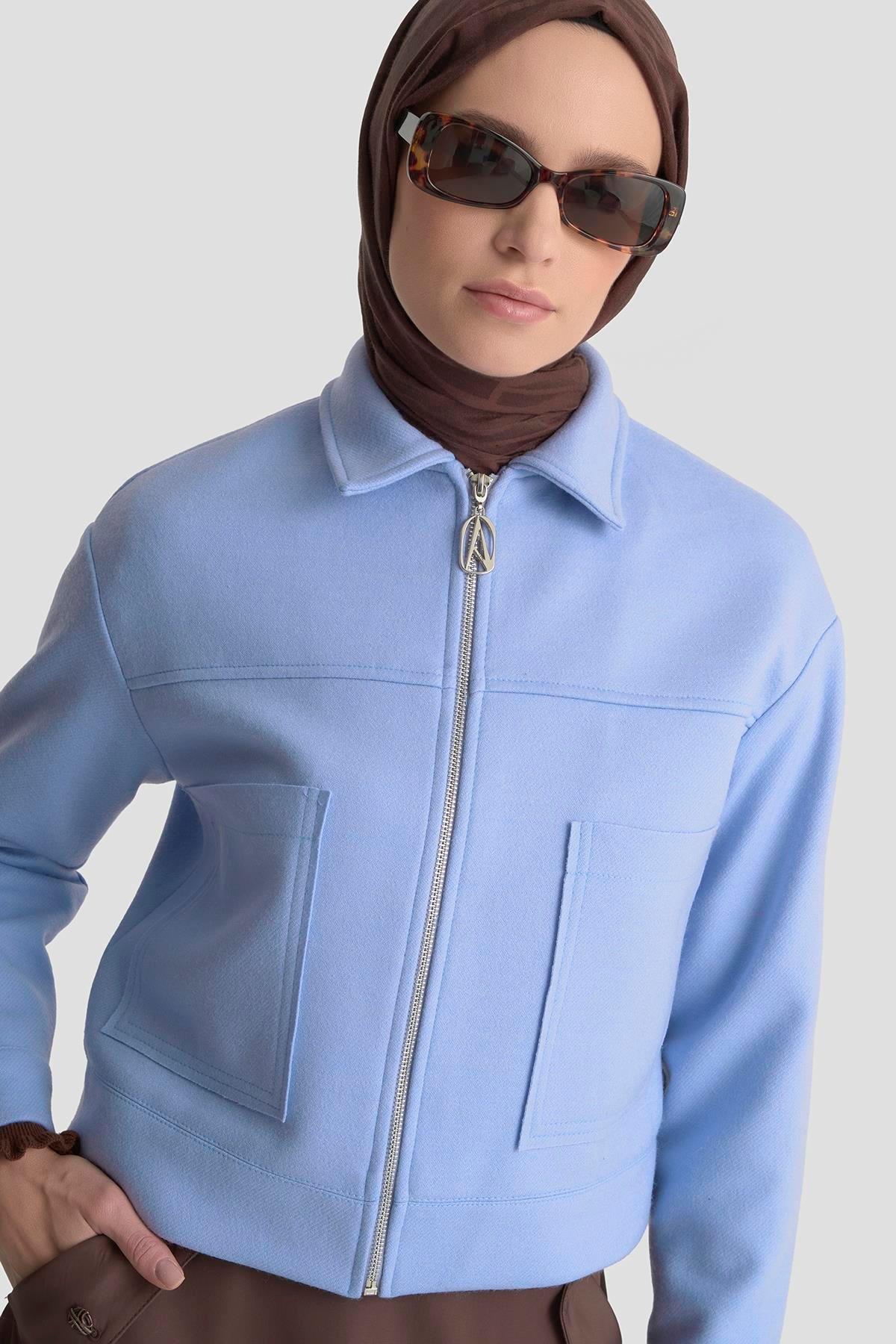 ARMİNE TREND Bamber Ceket Mavi 25KT517
