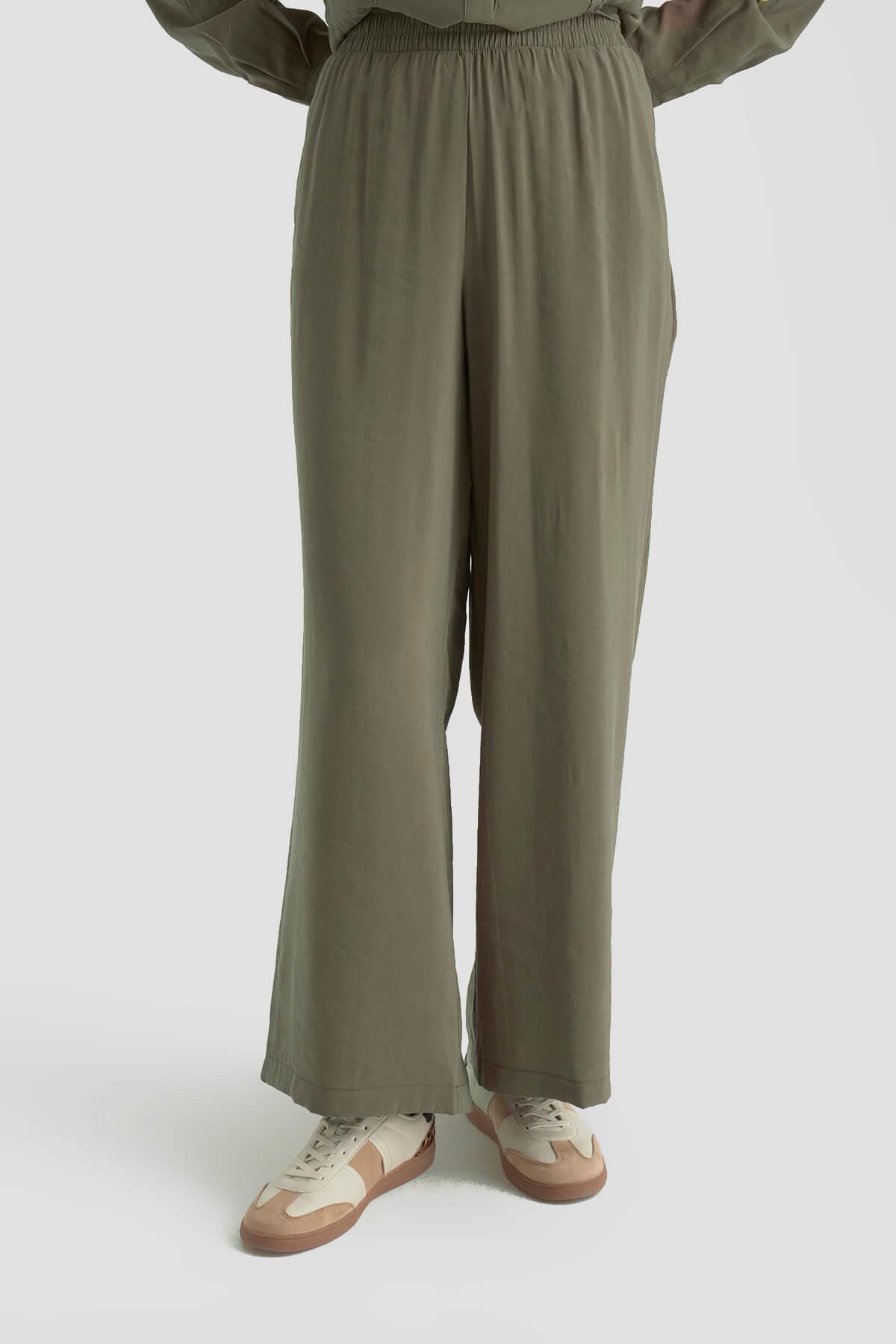 Armine TREND Belden Bağcıklı Spor Pantolonlu Takım Küf Yeşili 26YT619